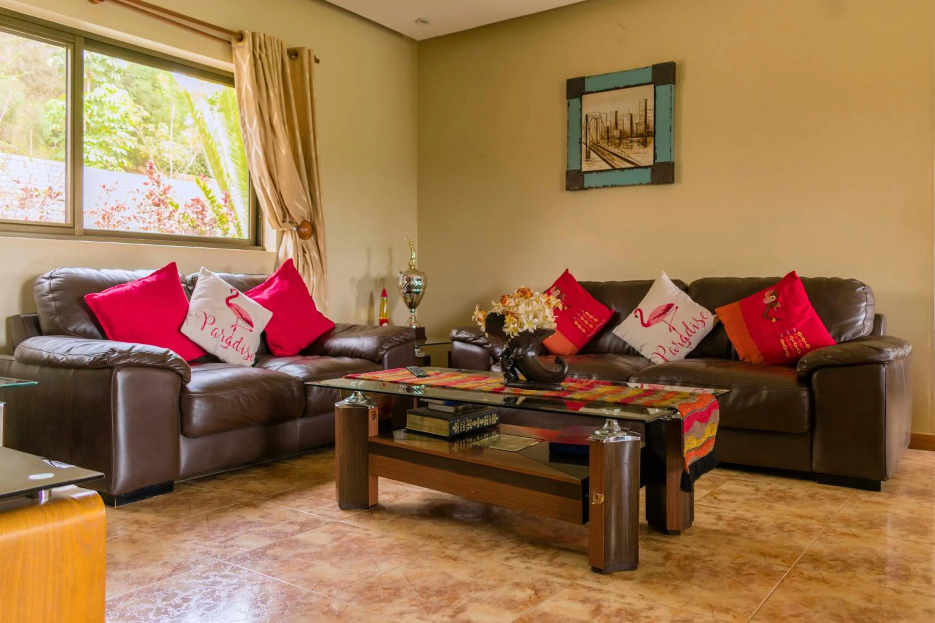 Living room in Fort Fun City Hotel Fort Portal