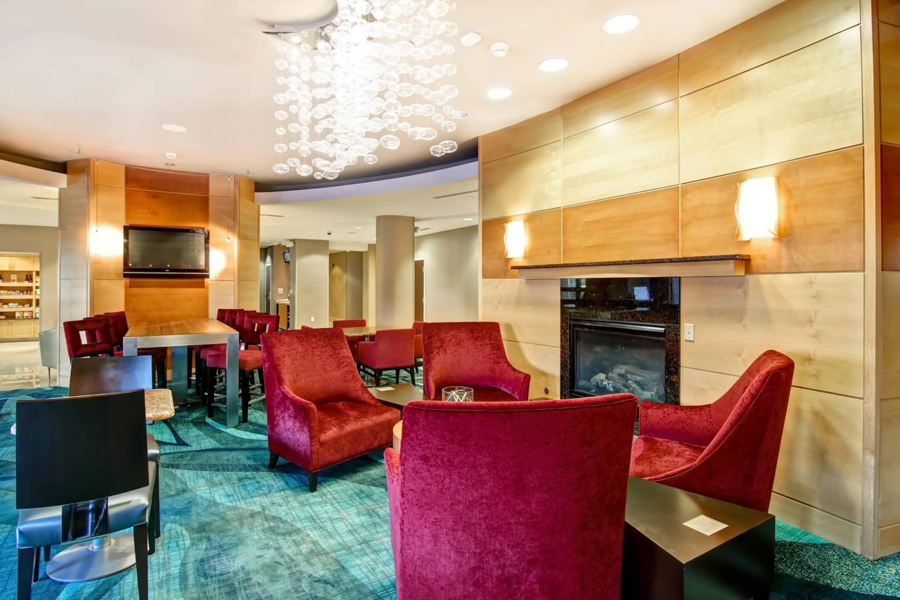 Lobby or reception in SpringHill Suites Fresno