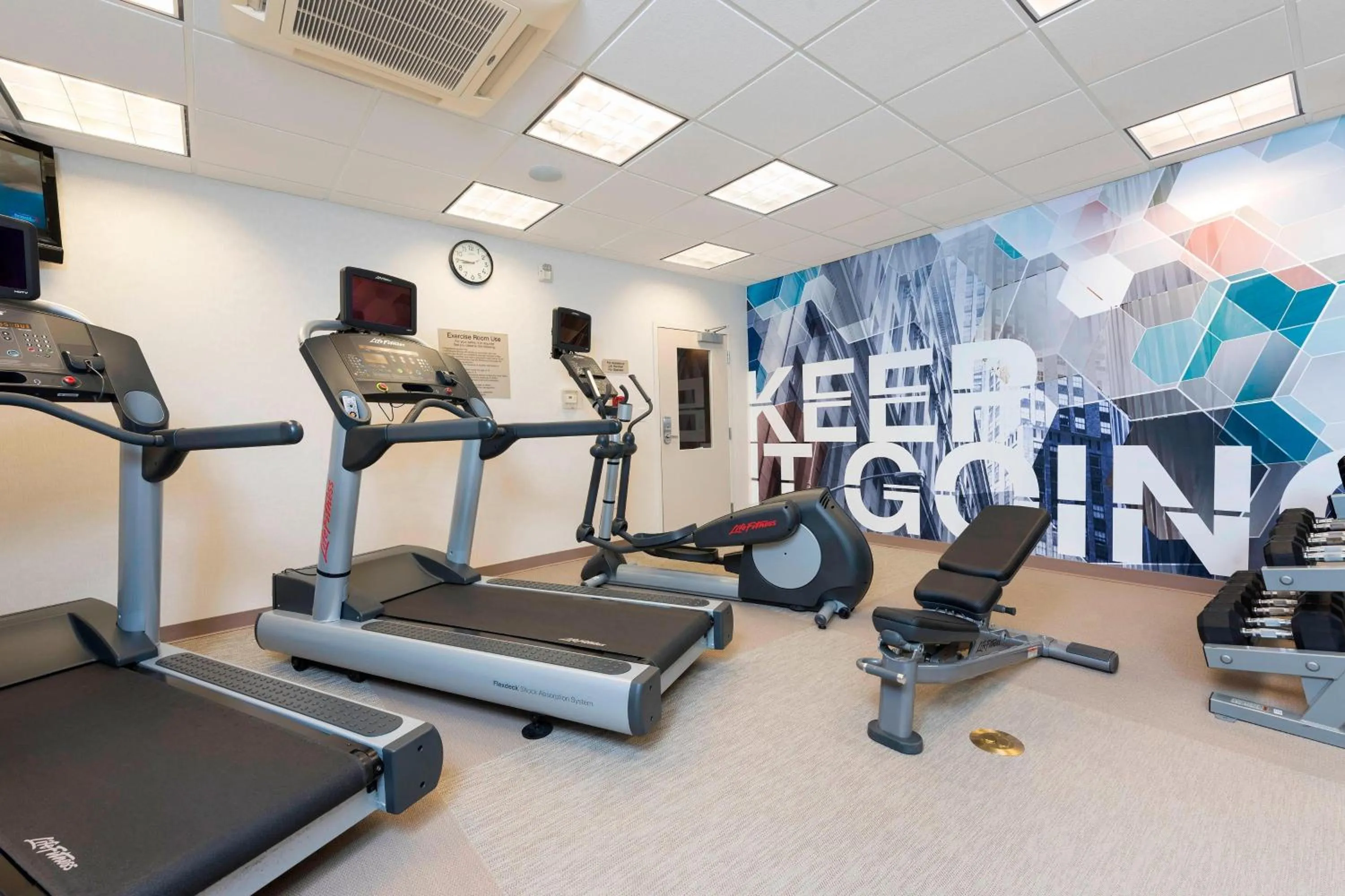 Fitness centre/facilities in SpringHill Suites Detroit Auburn Hills