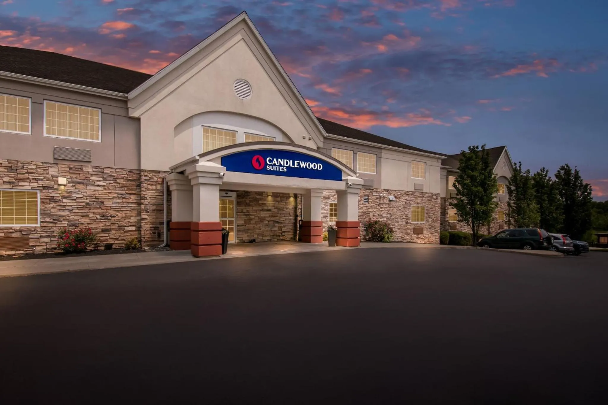 Property building in Candlewood Suites Hazleton by IHG