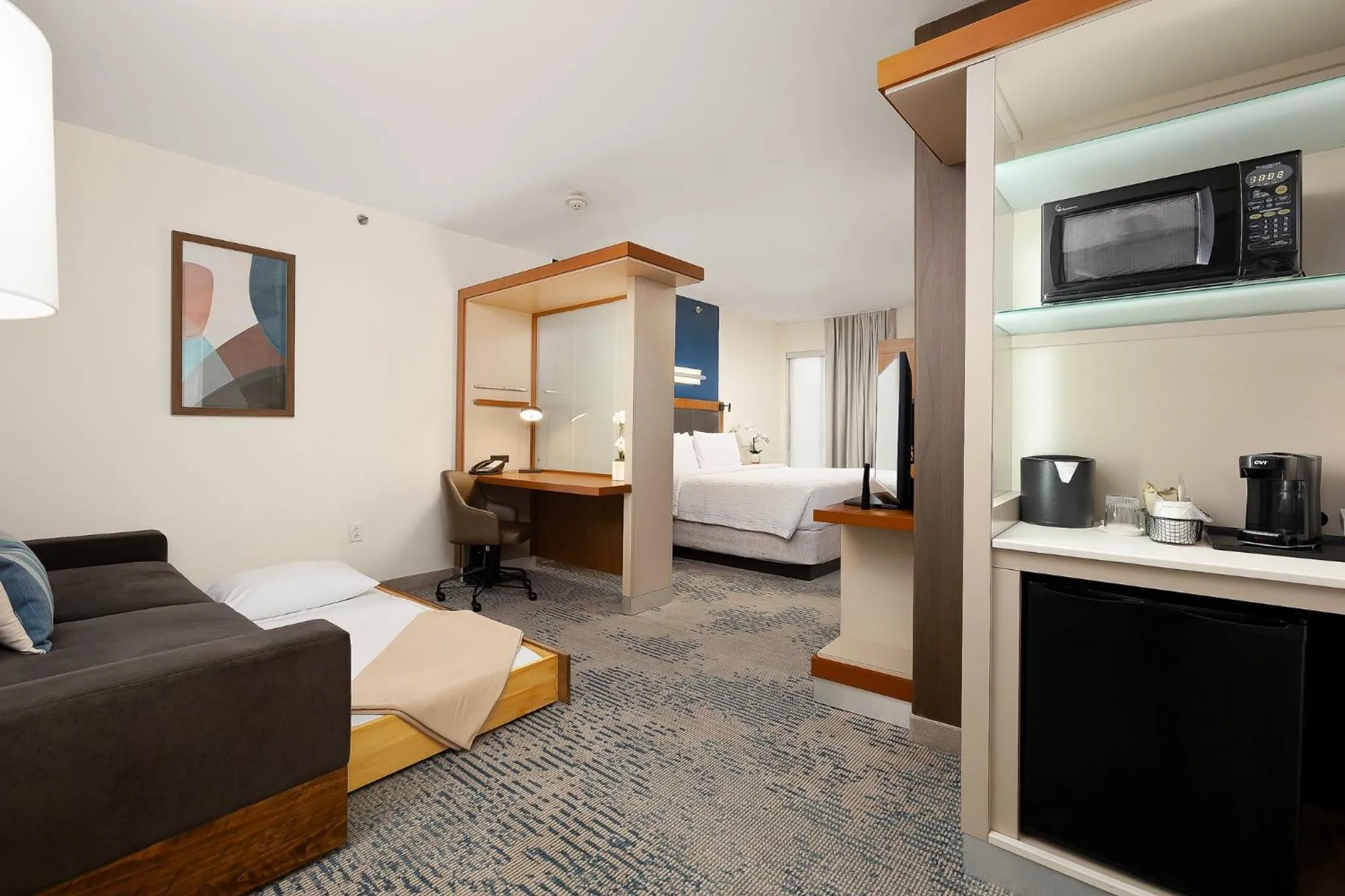Bedroom, Bed in SpringHill Suites by Marriott McAllen Convention Center