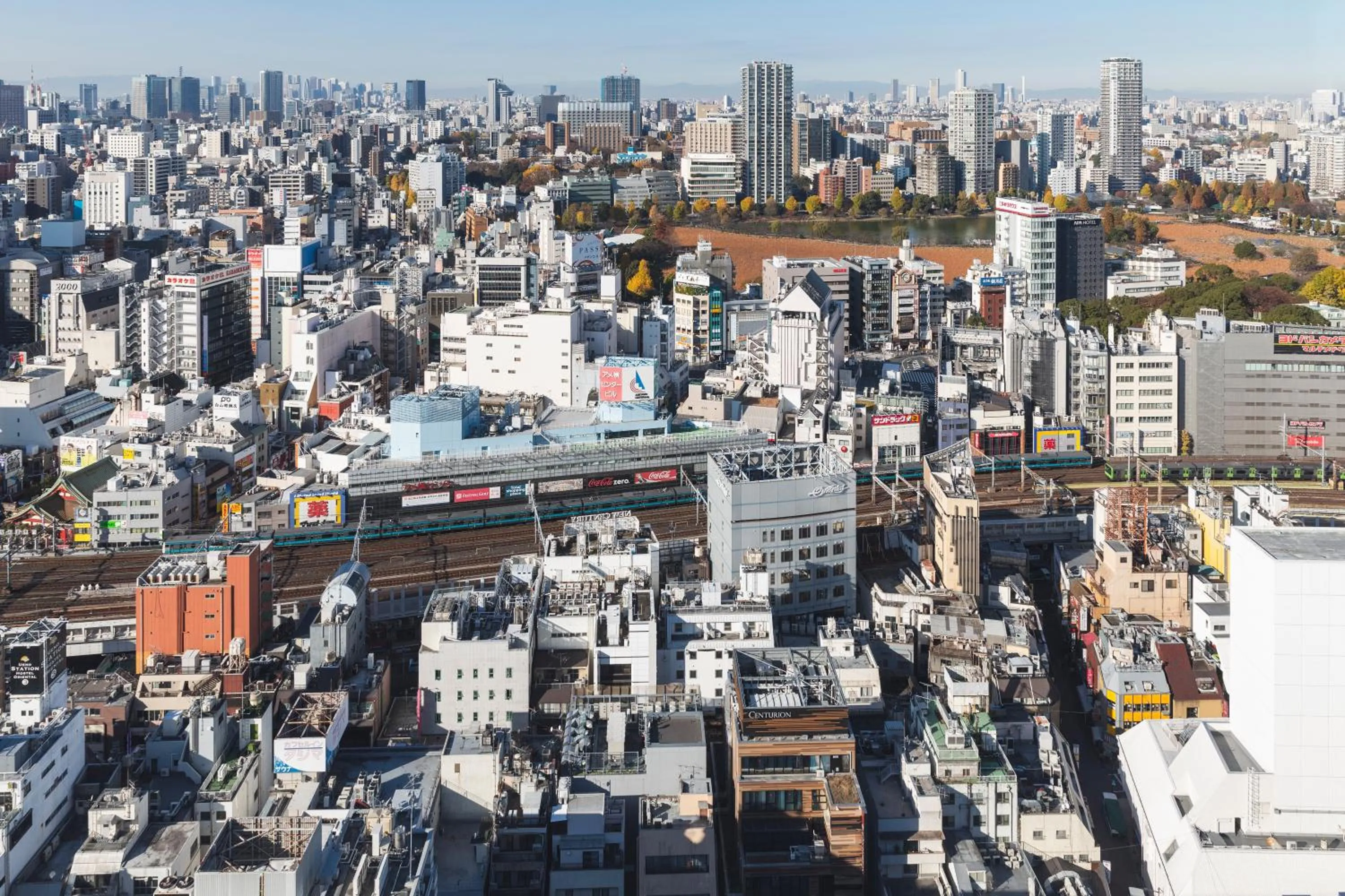 City view in Hotel Crown Hills Ueno Premier