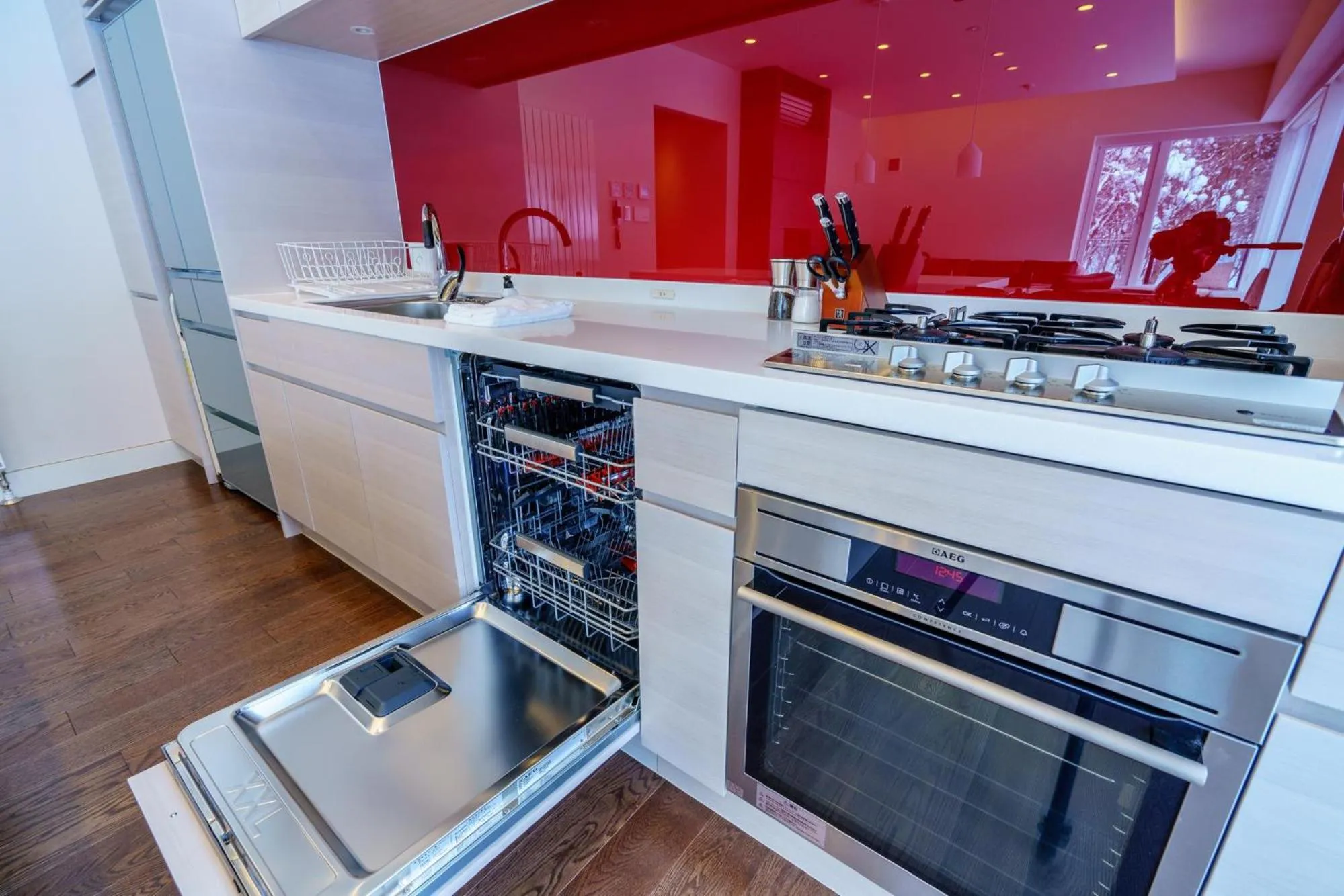 Kitchen or kitchenette in Mountain Side Hakuba