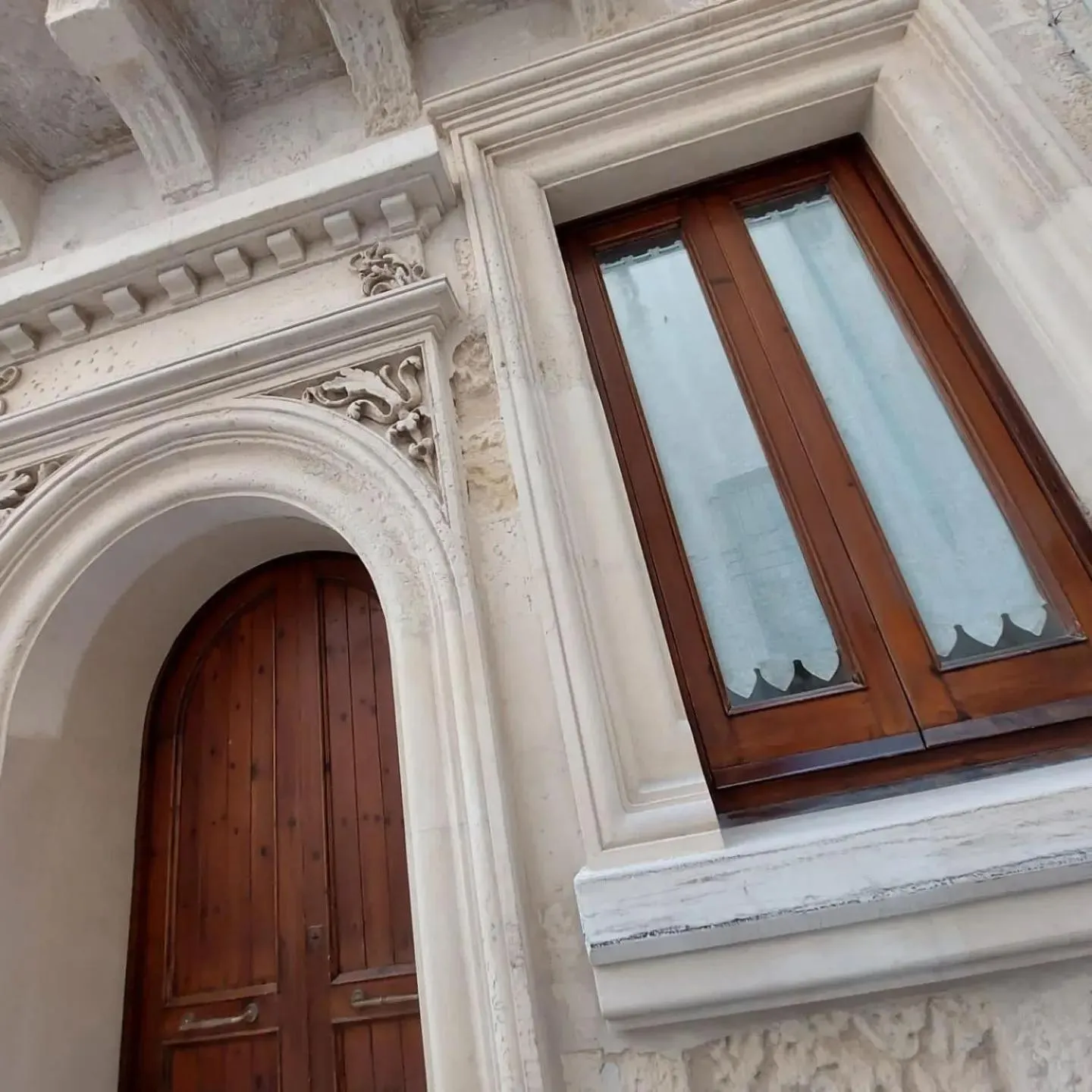 Quiet street view in Nel Cuore del Barocco