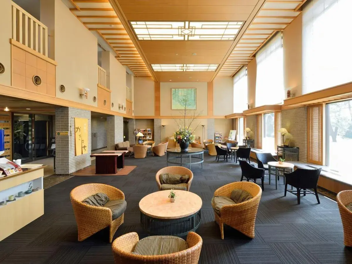 Lobby or reception in Hotel Yubana Lobby or reception in Hotel Yubana