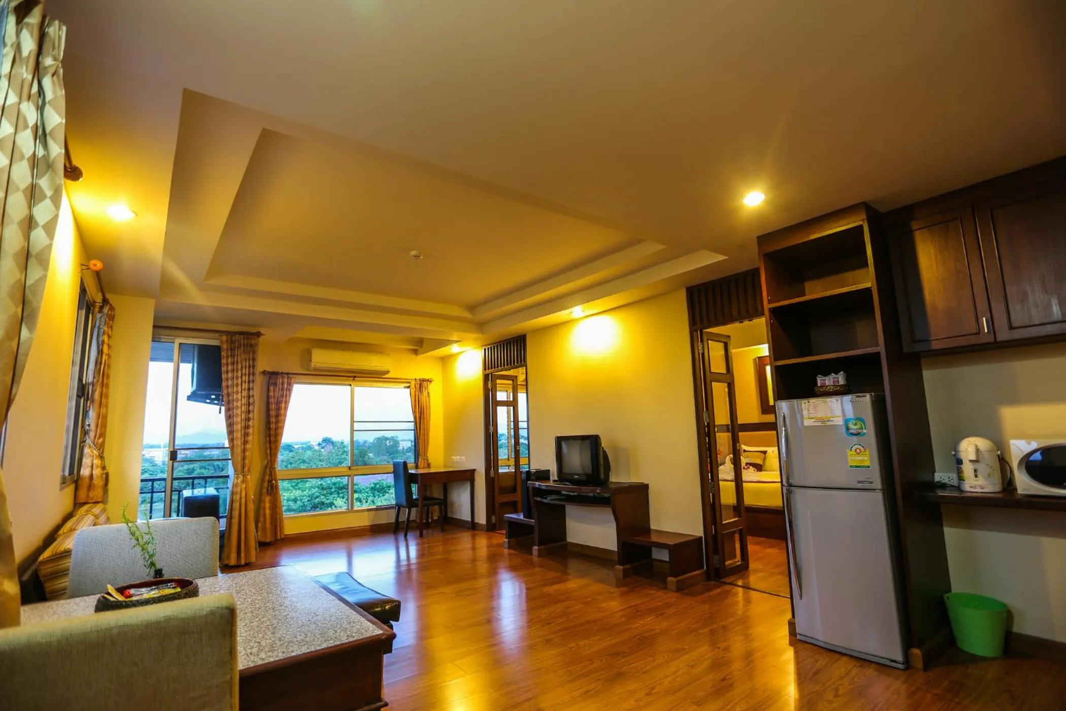 Living room in Madina Rayong Hotel