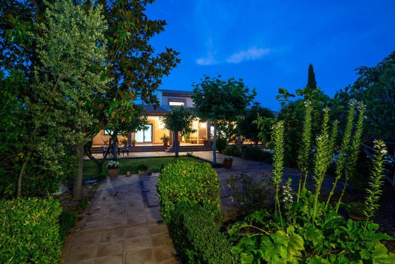 Garden in Villa Marín Toledo