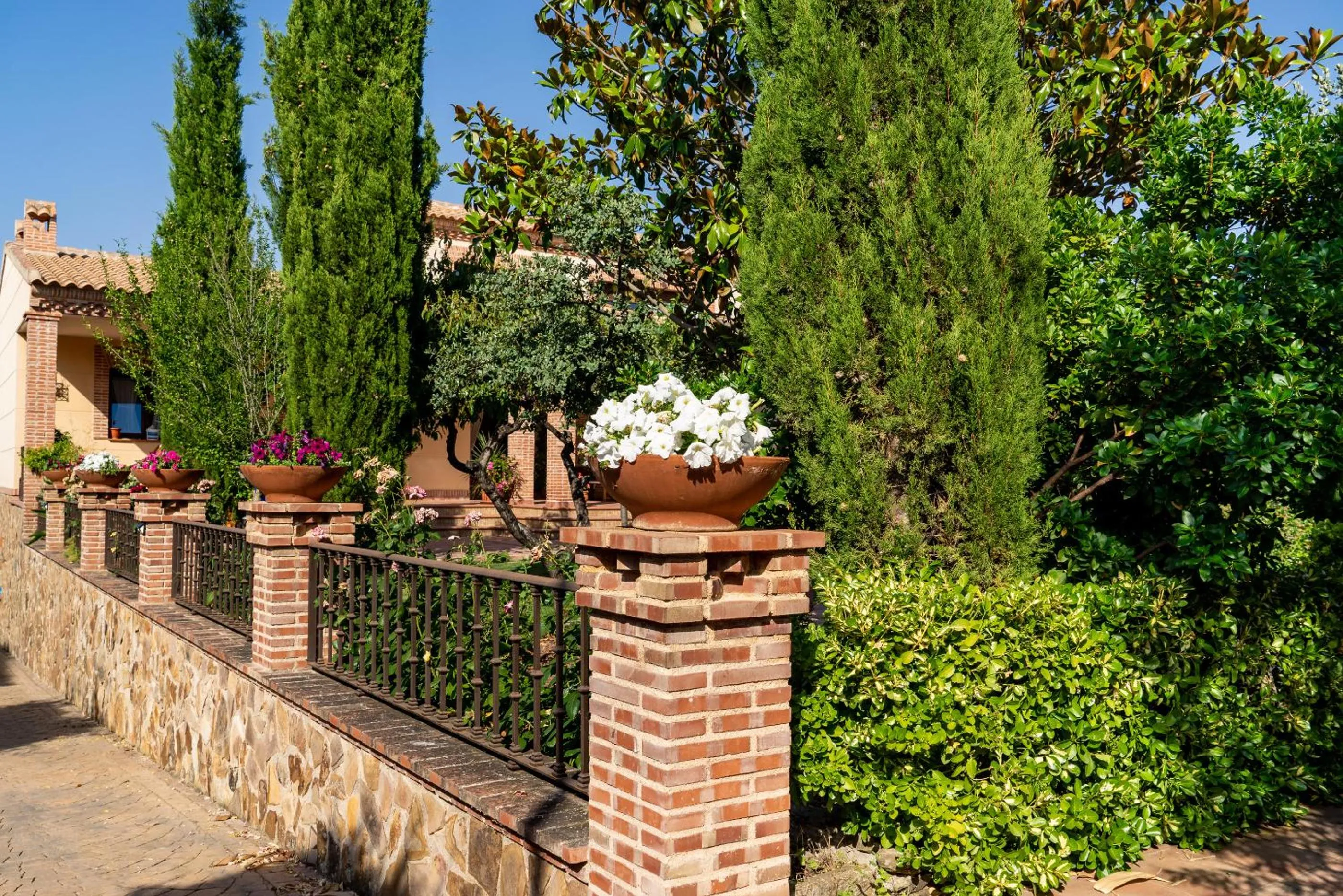 Garden in Villa Marín Toledo