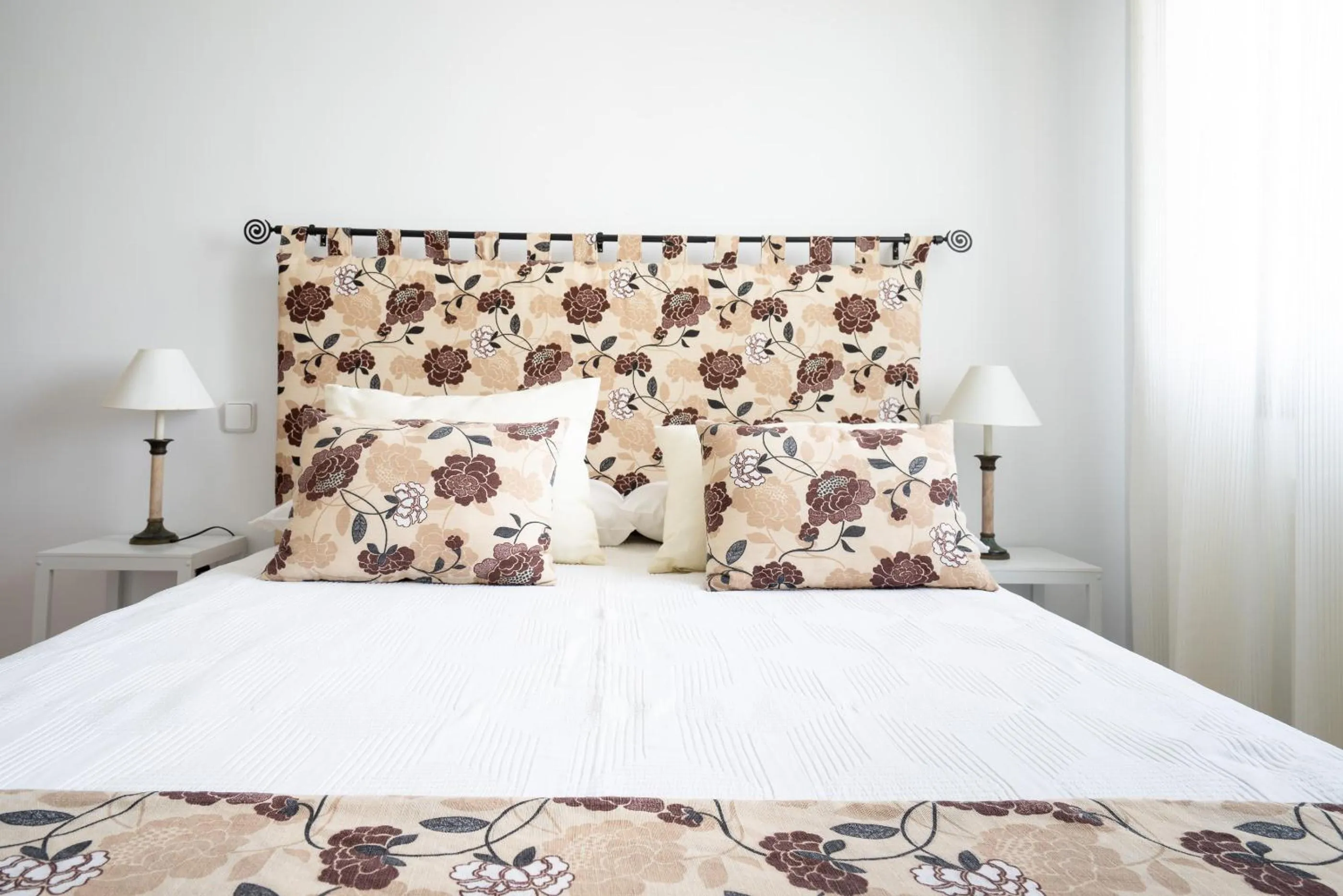 Decorative detail, Bed in Villa Marín Toledo