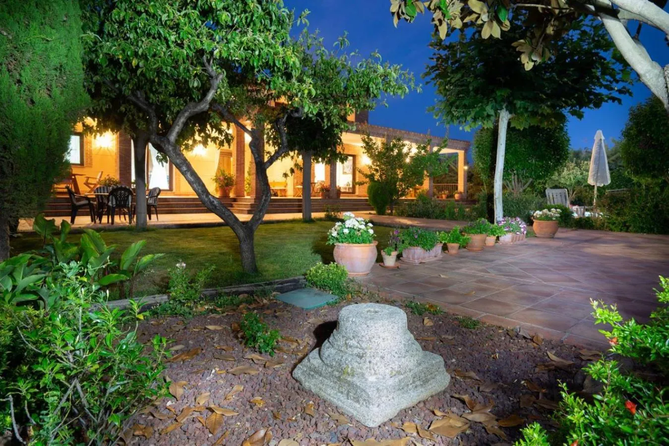 Garden in Villa Marín Toledo