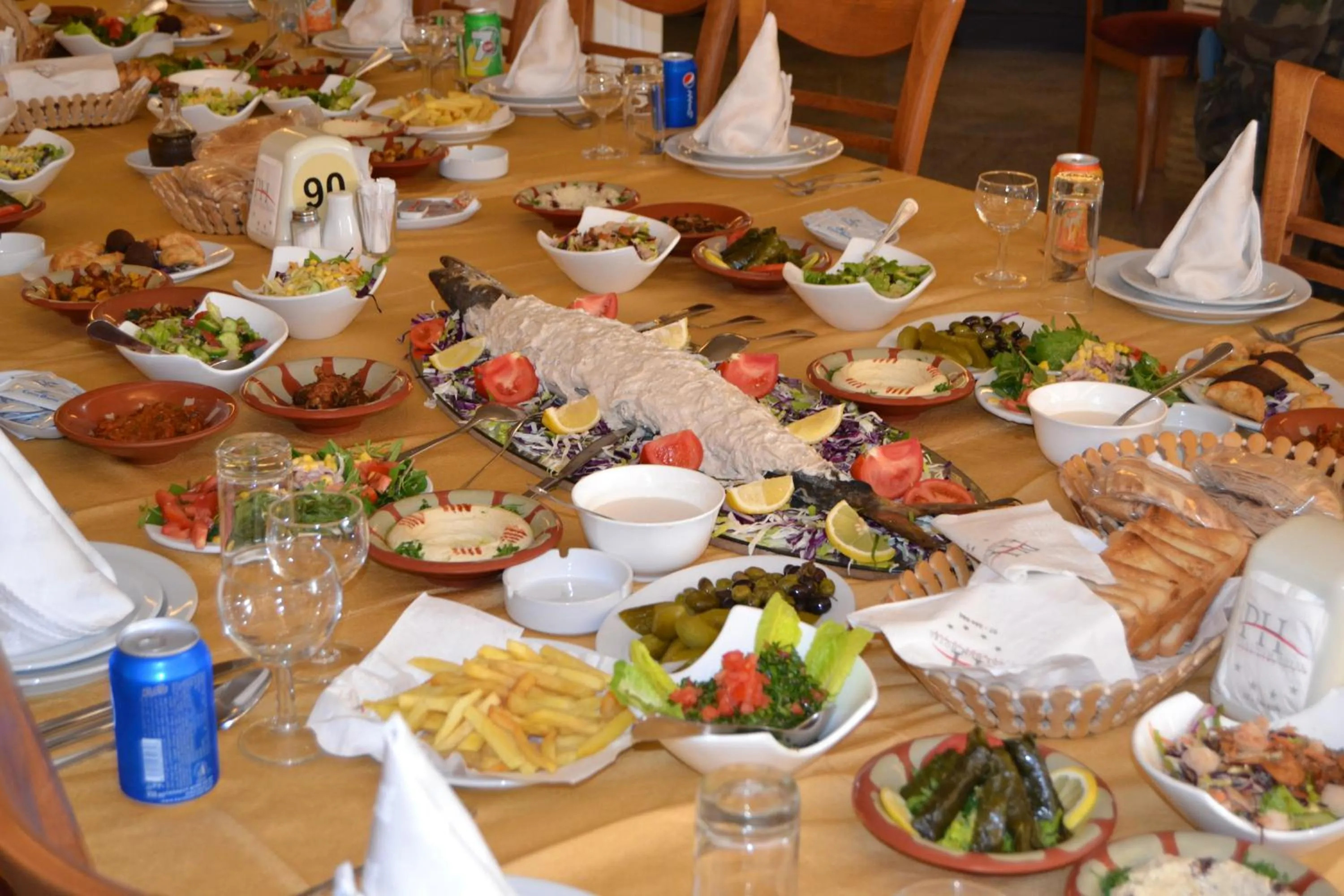 Food in Platinum Hotel