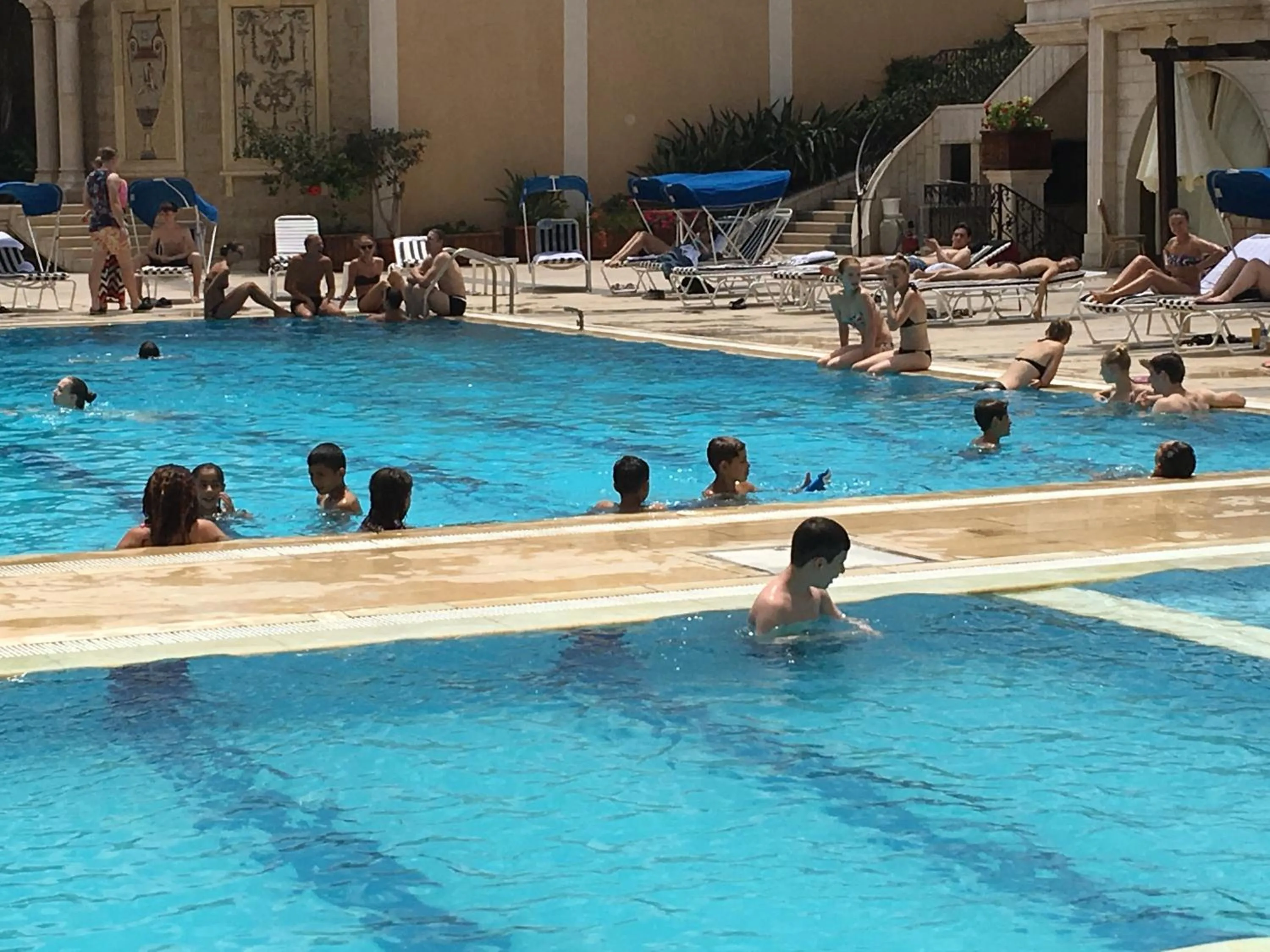 Swimming pool in Platinum Hotel