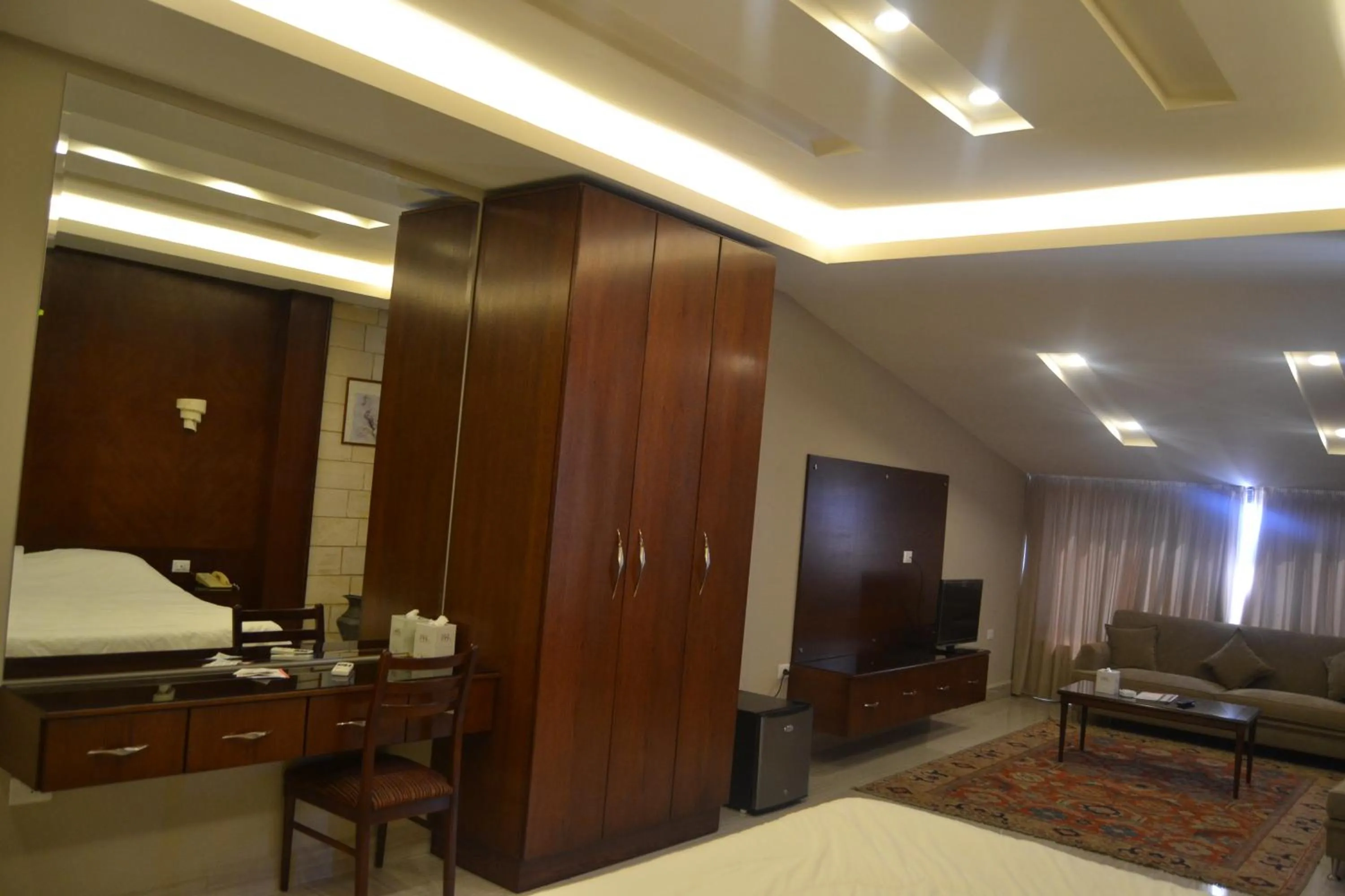 Decorative detail, Bed in Platinum Hotel