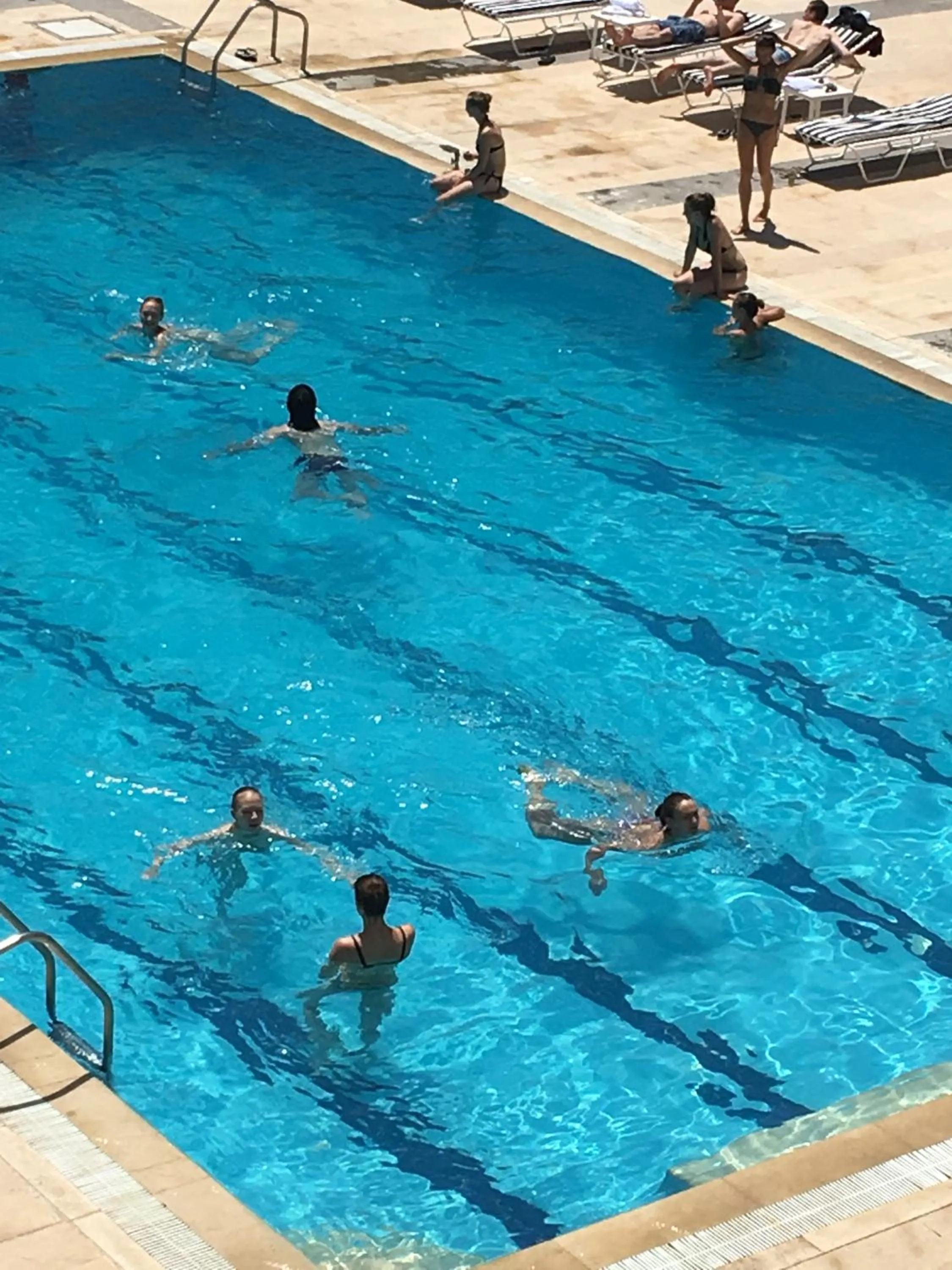 Pool view in Platinum Hotel