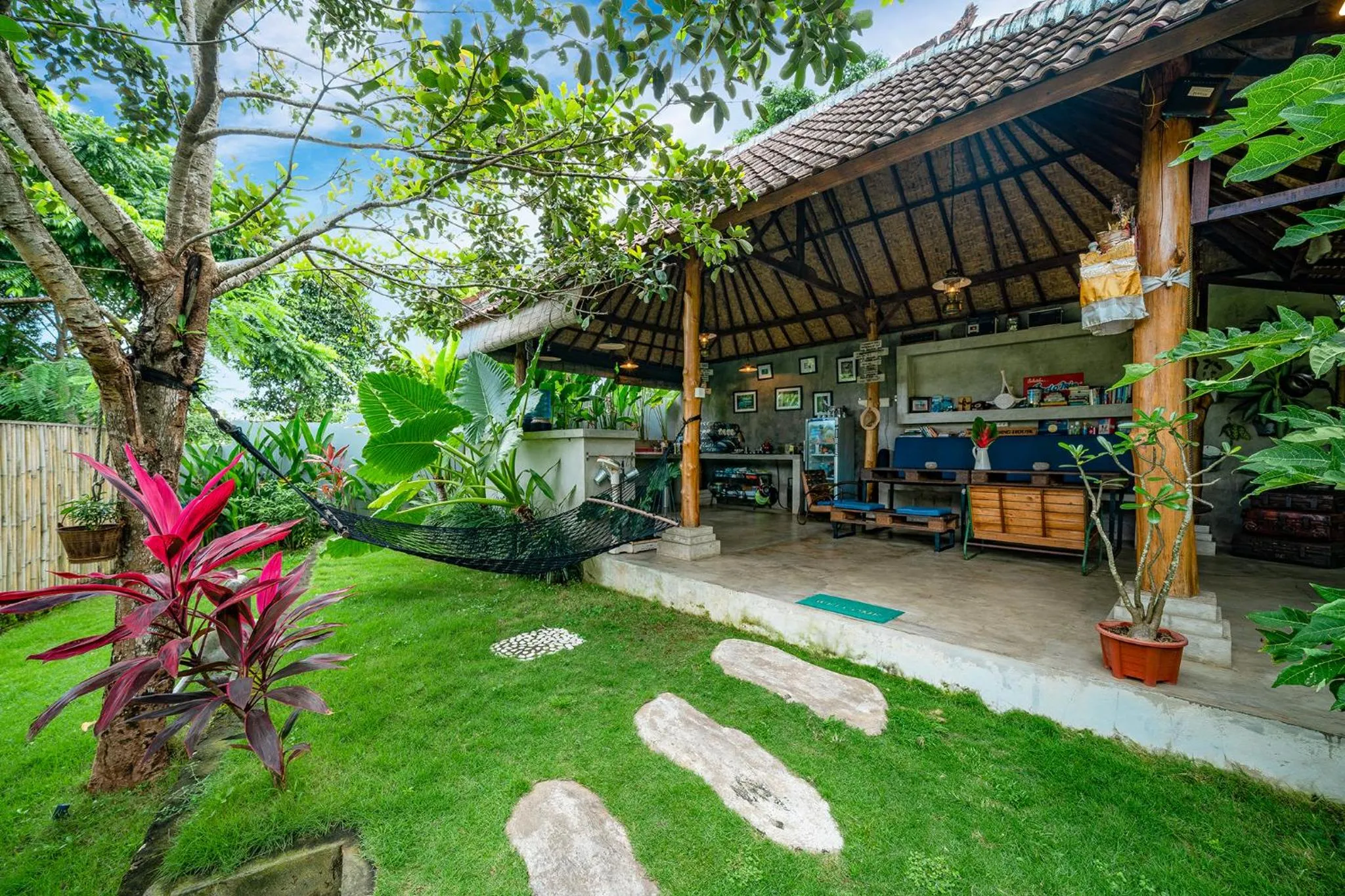 Garden in The Bali Boarding House