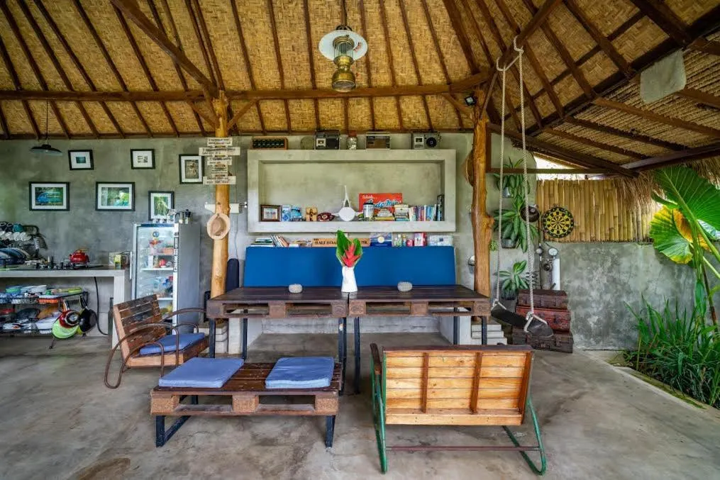 Communal kitchen in The Bali Boarding House
