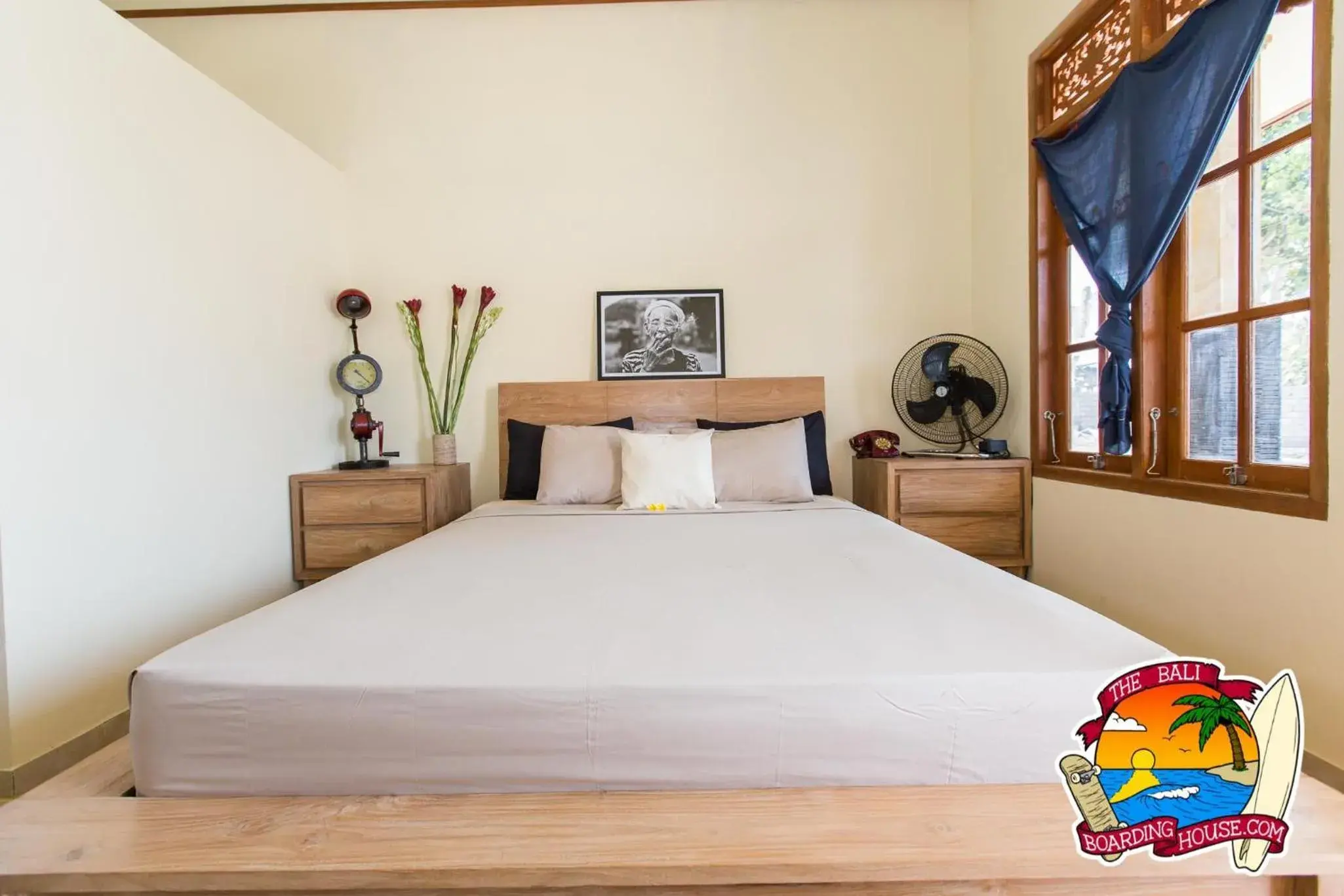 Double Room with Balcony in The Bali Boarding House Double Room with Balcony in The Bali Boarding House