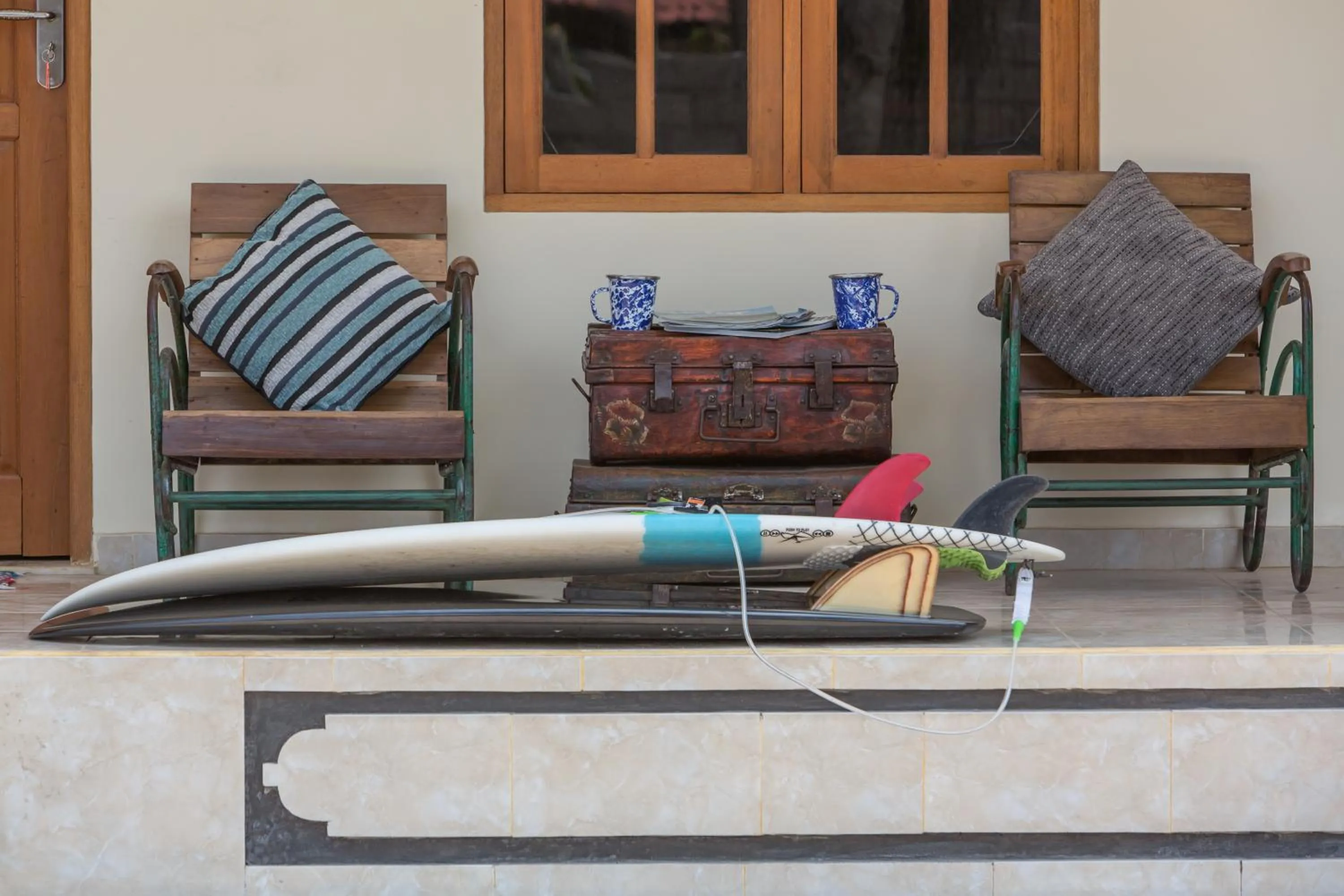 Balcony/Terrace in The Bali Boarding House