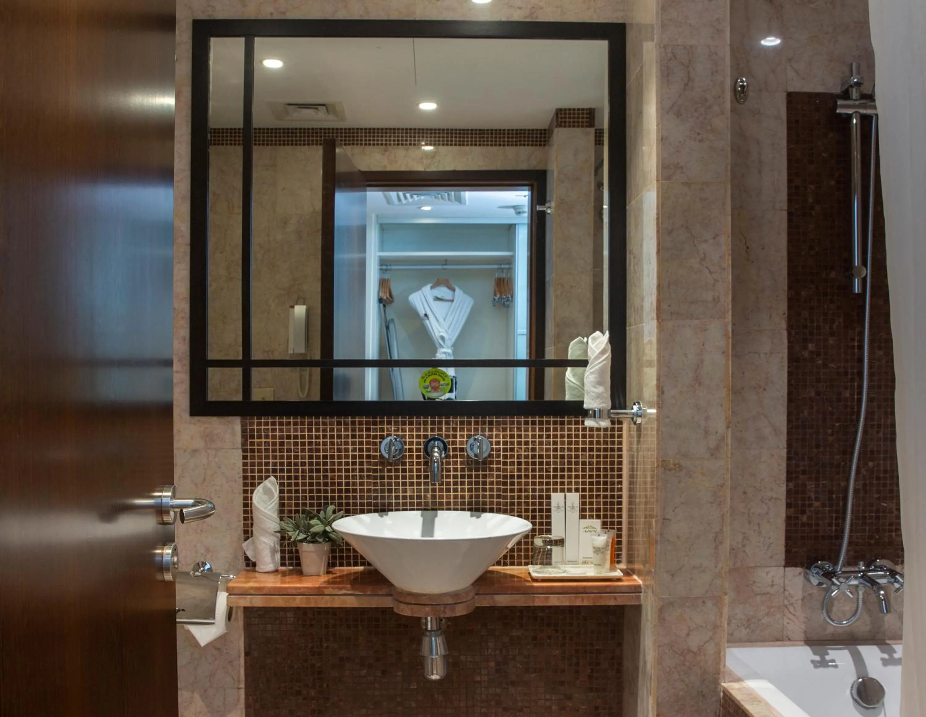 Bathroom in Number One Tower Suites