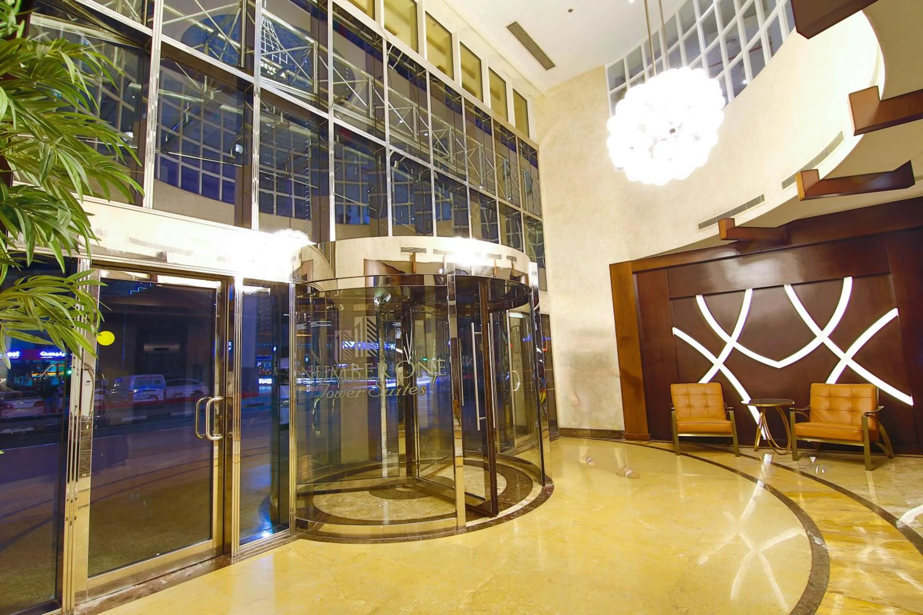 Decorative detail in Number One Tower Suites