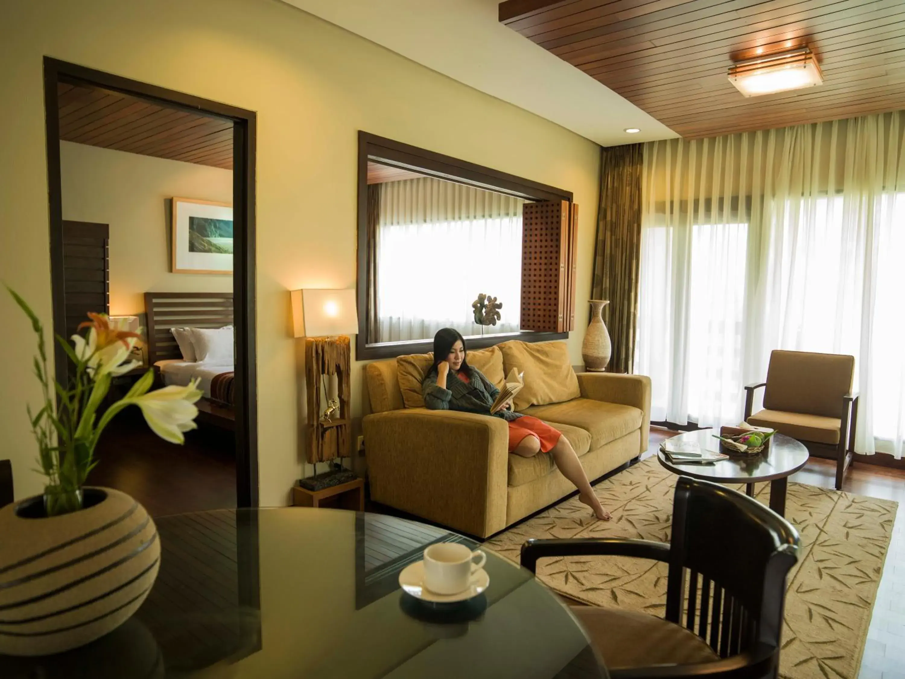 Living room in Jiwa Jawa Resort Bromo Living room in Jiwa Jawa Resort Bromo