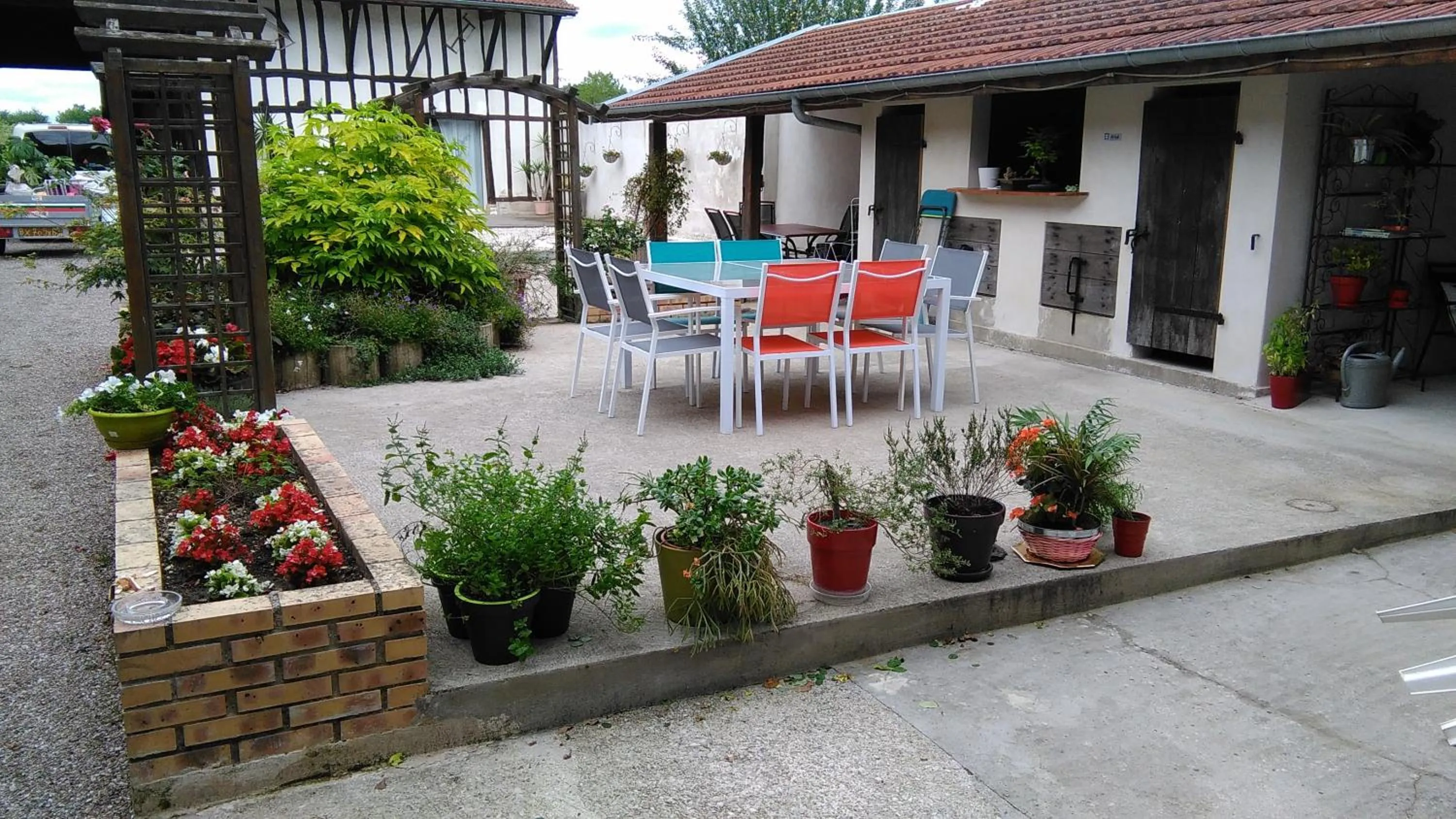 Patio in La Sente des Vignes