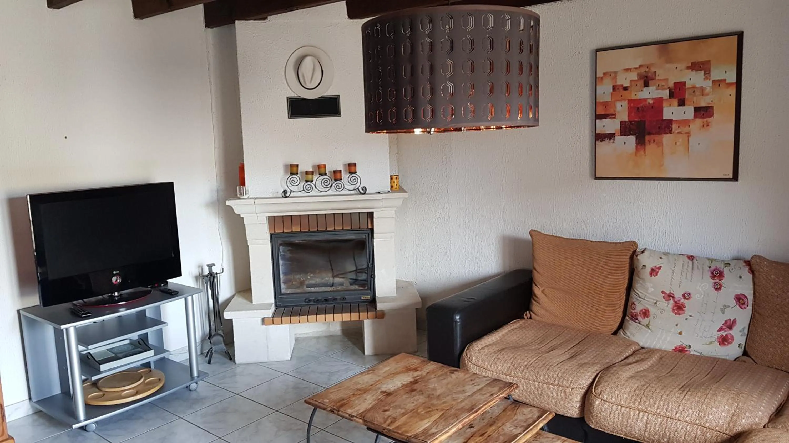 Seating area in La Sente des Vignes