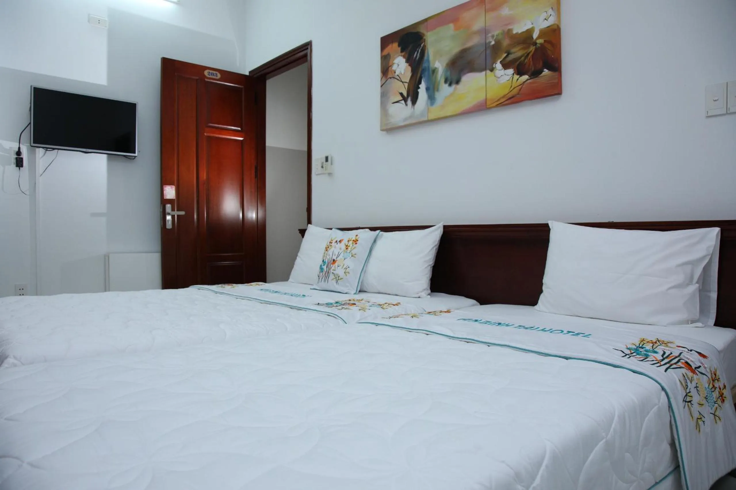 Bed in An Bình Tài Hotel