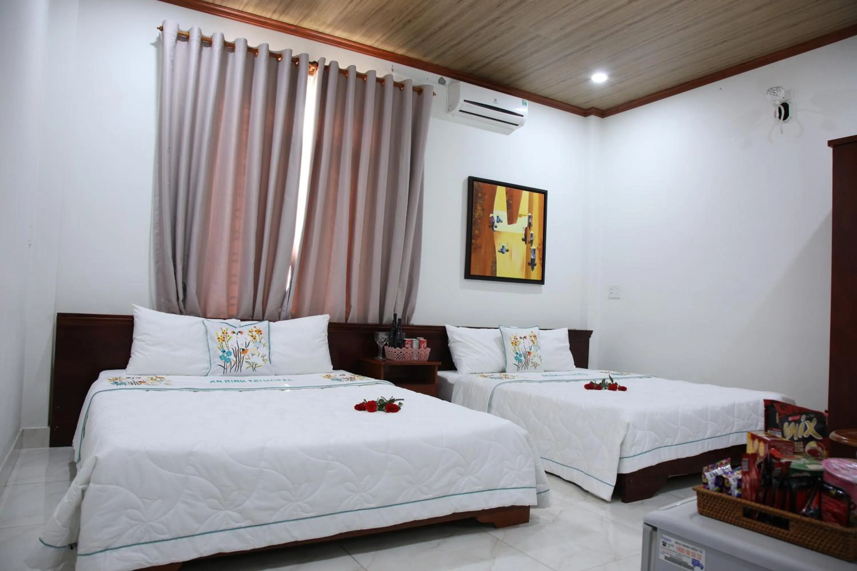 Bed in An Bình Tài Hotel