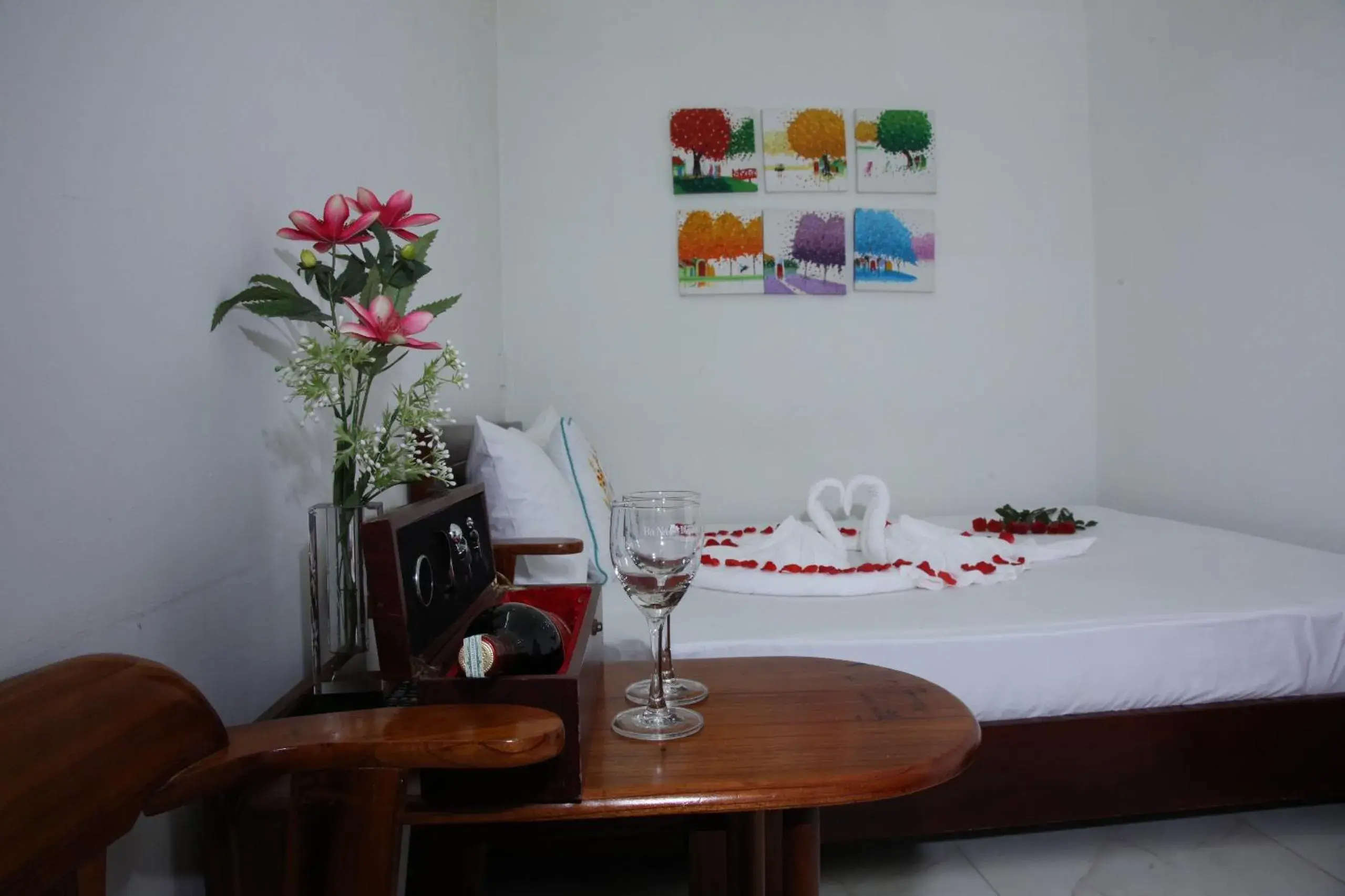 Bed in An Bình Tài Hotel Bed in An Bình Tài Hotel