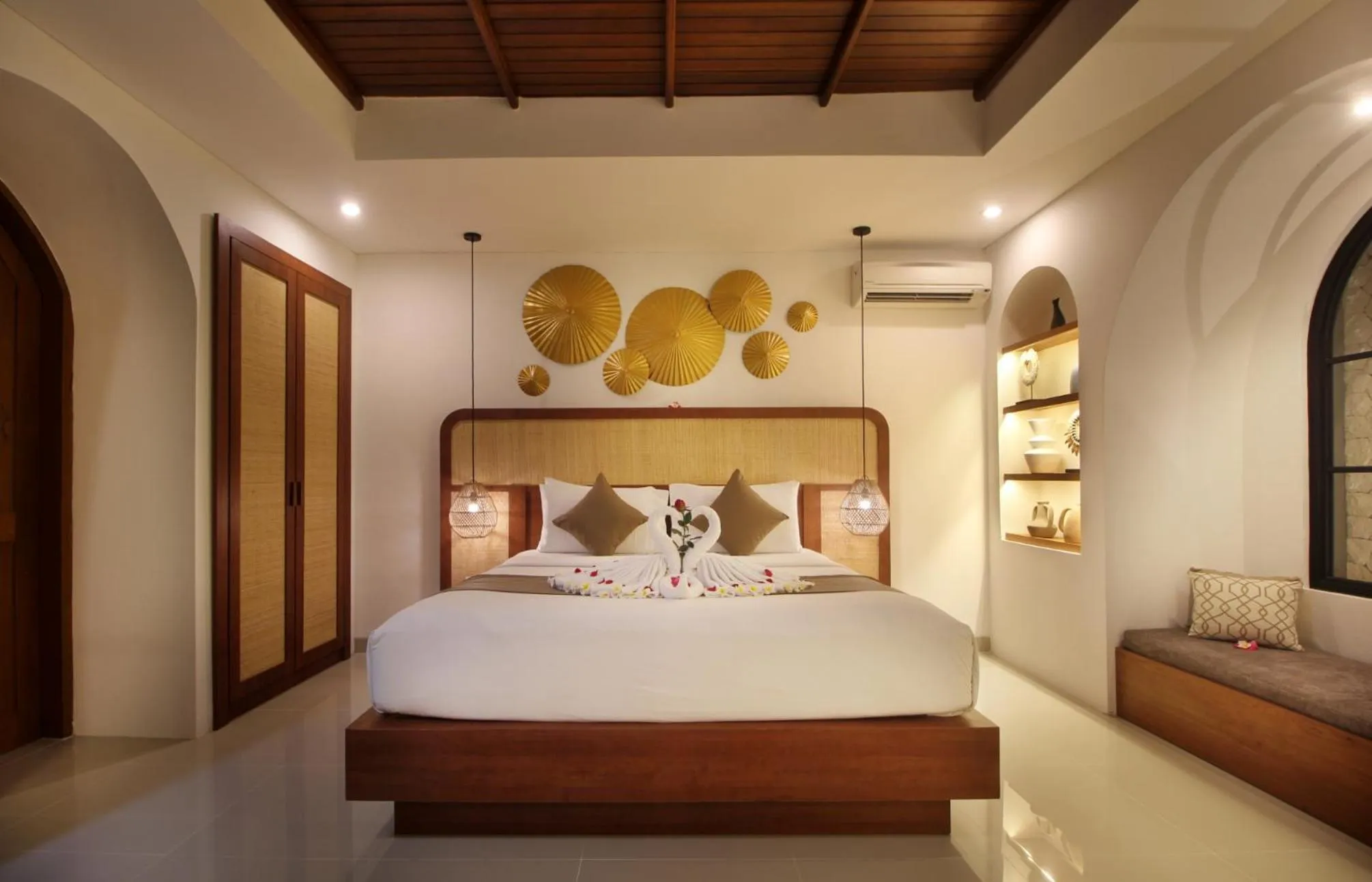 Bedroom, Bed in Sudha Villa Bali Anyelir