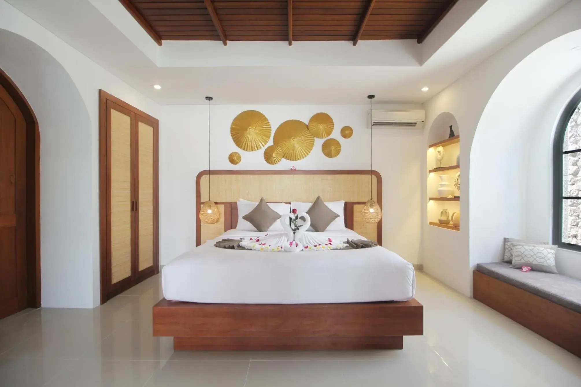 Bed in Sudha Villa Bali Anyelir Bed in Sudha Villa Bali Anyelir