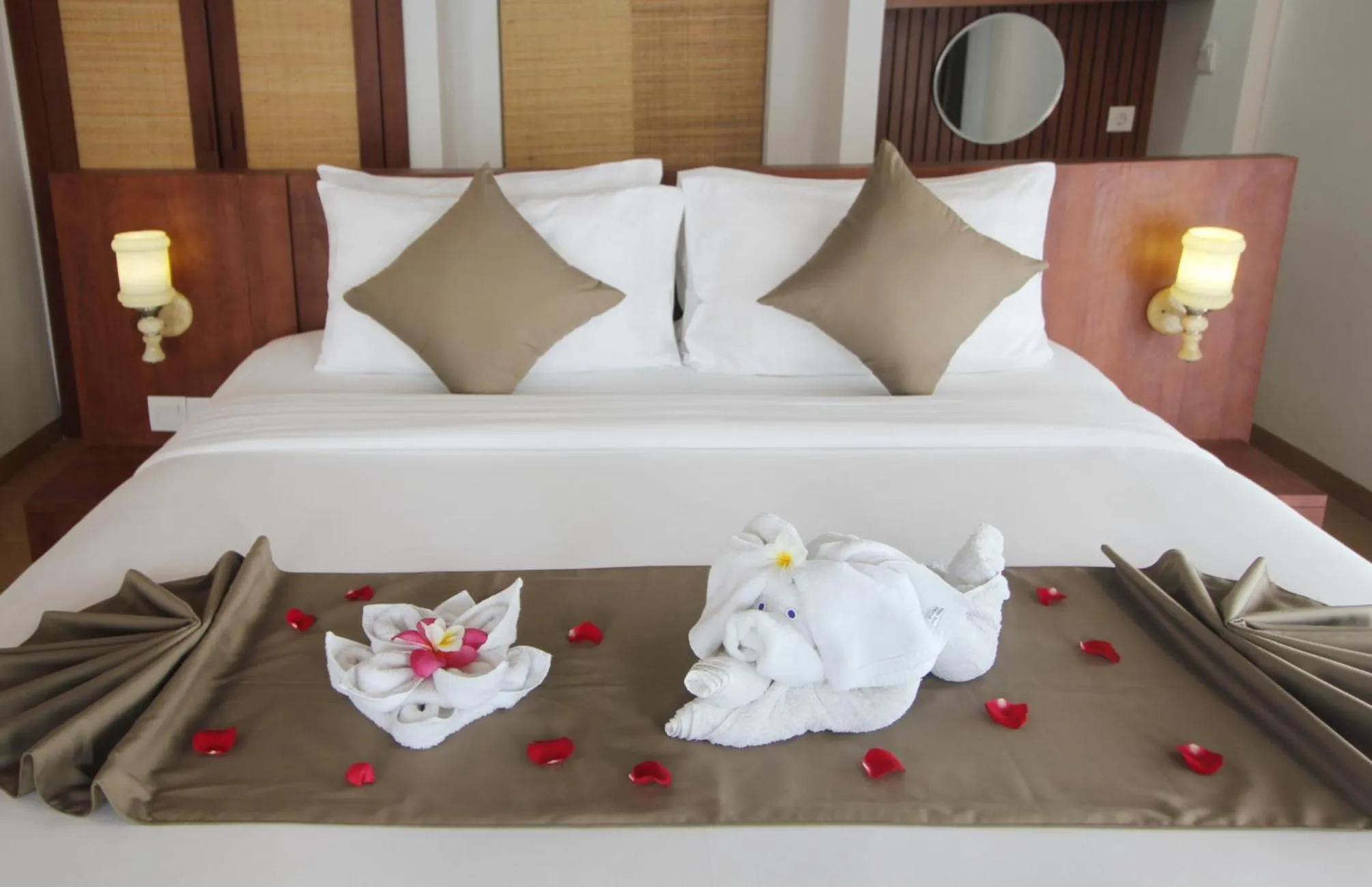 Bed in Sudha Villa Bali Anyelir