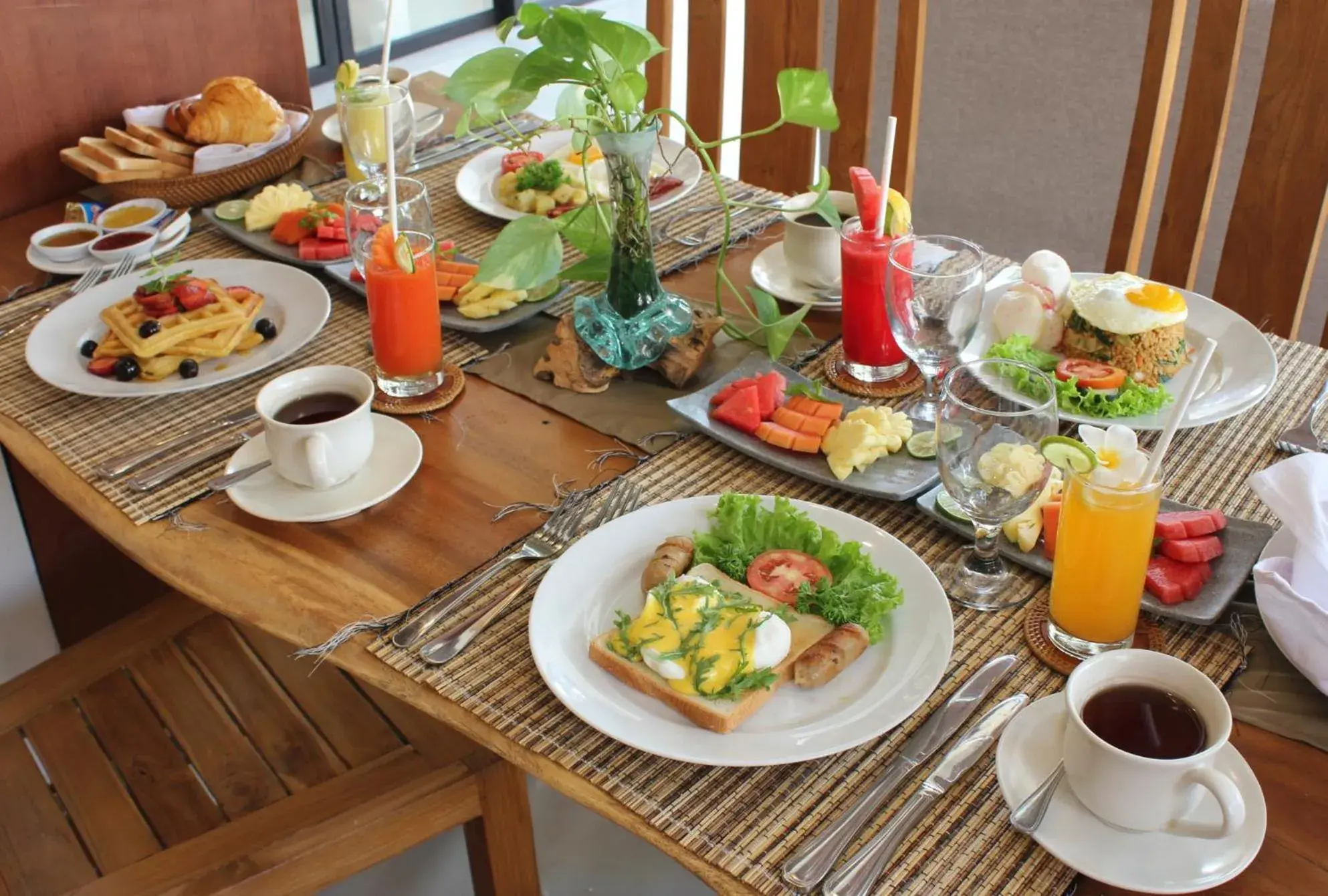 Breakfast in Sudha Villa Bali Anyelir Breakfast in Sudha Villa Bali Anyelir