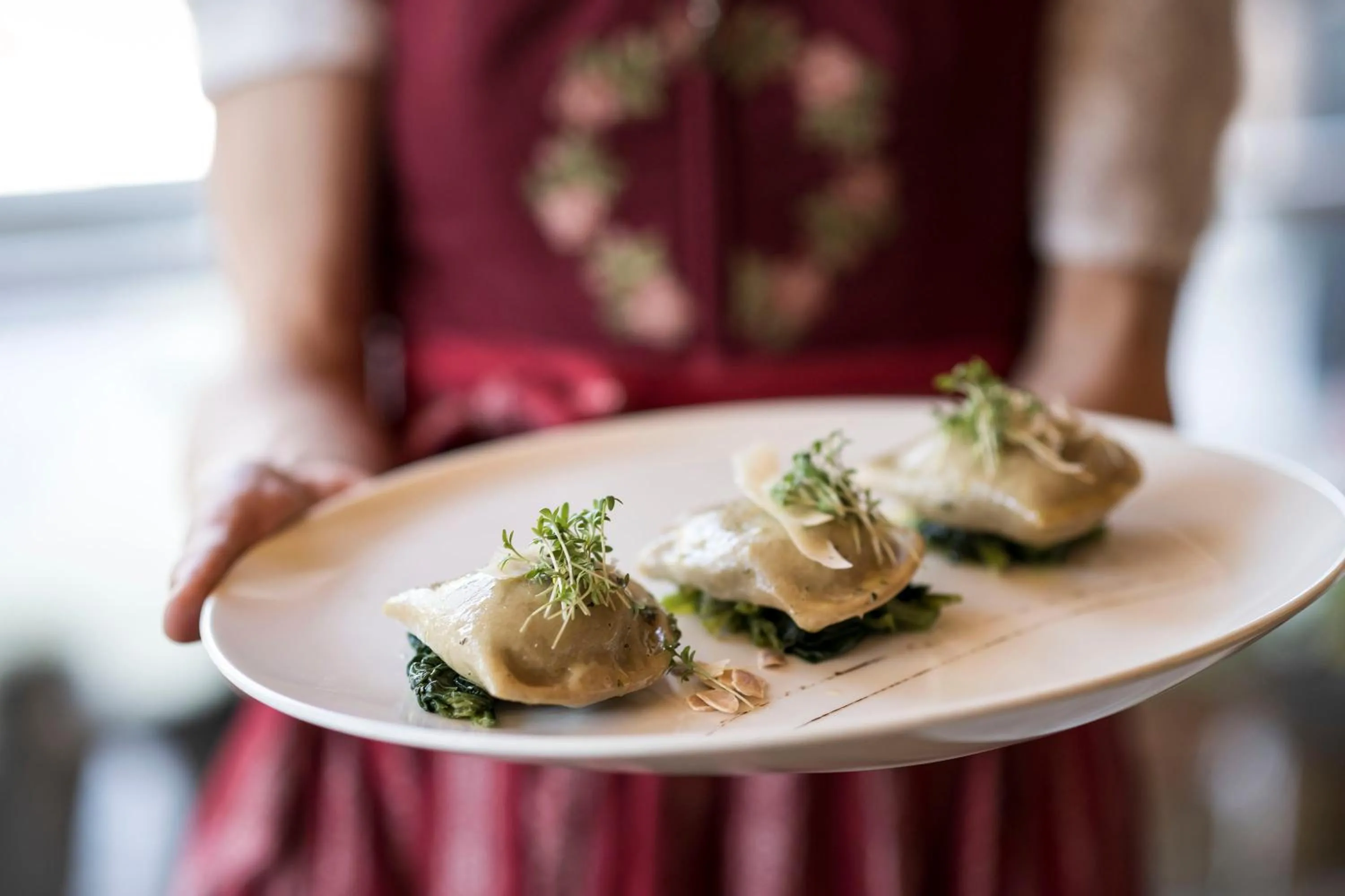 Food and drinks in Post Alpina - Family Mountain Chalets