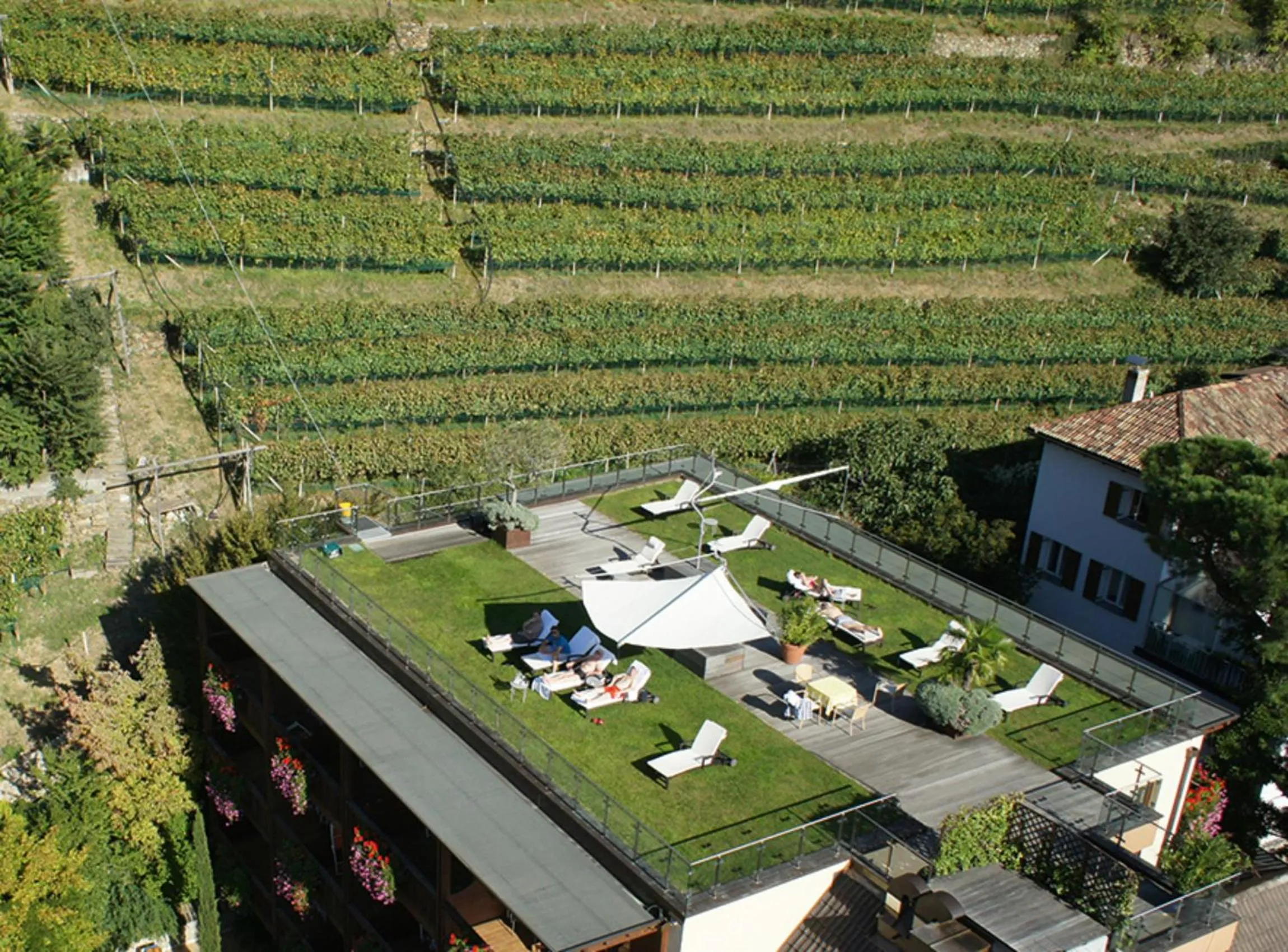 Bird's eye view in Hotel Sittnerhof