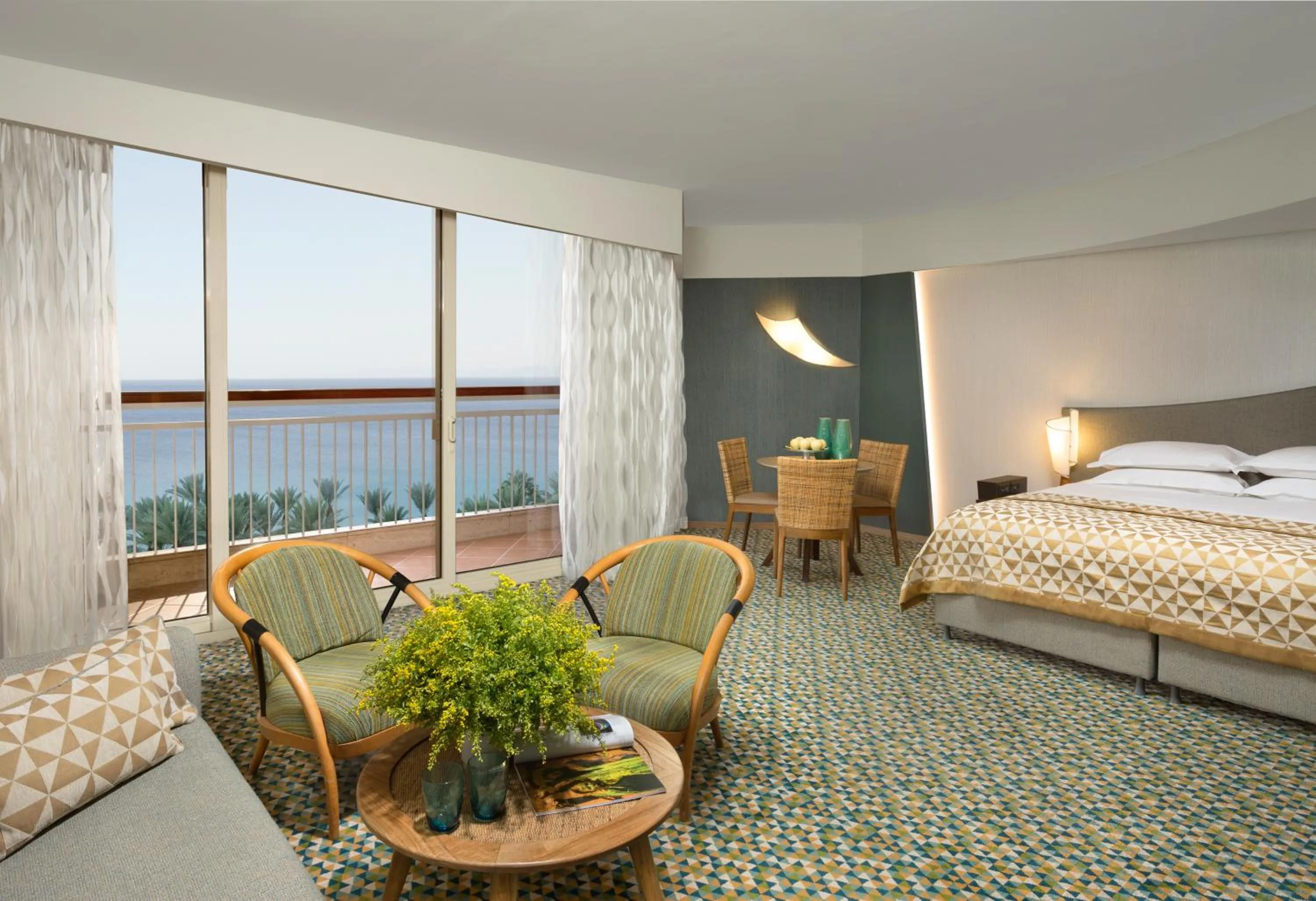 Bed in Dan Eilat Hotel