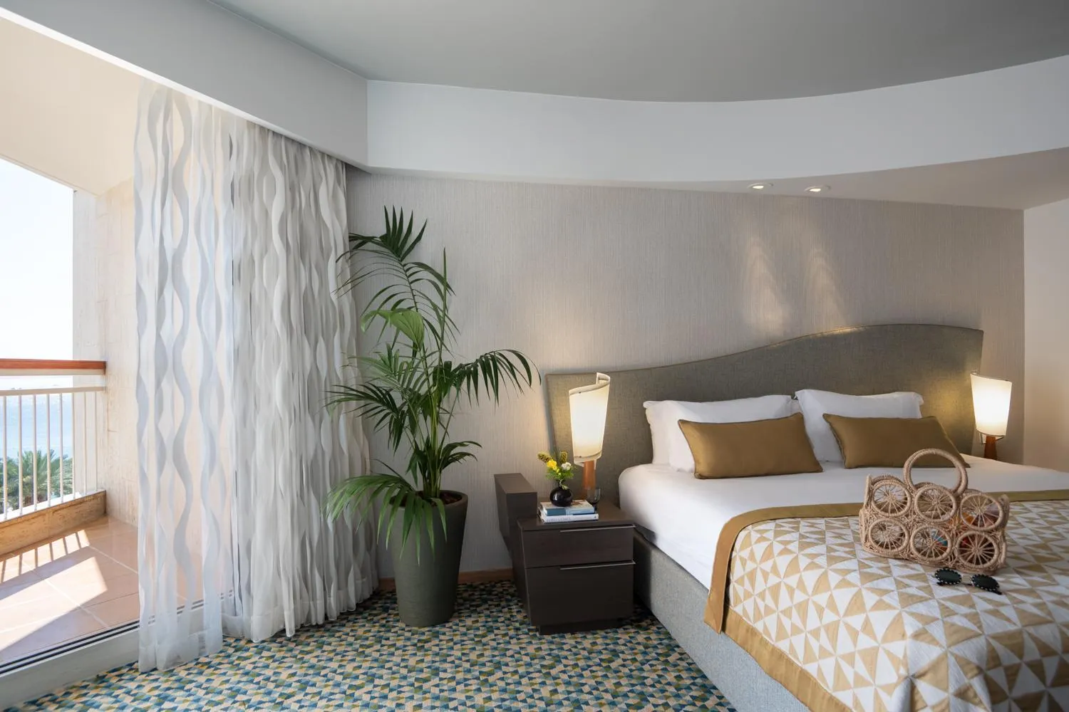 Bed in Dan Eilat Hotel