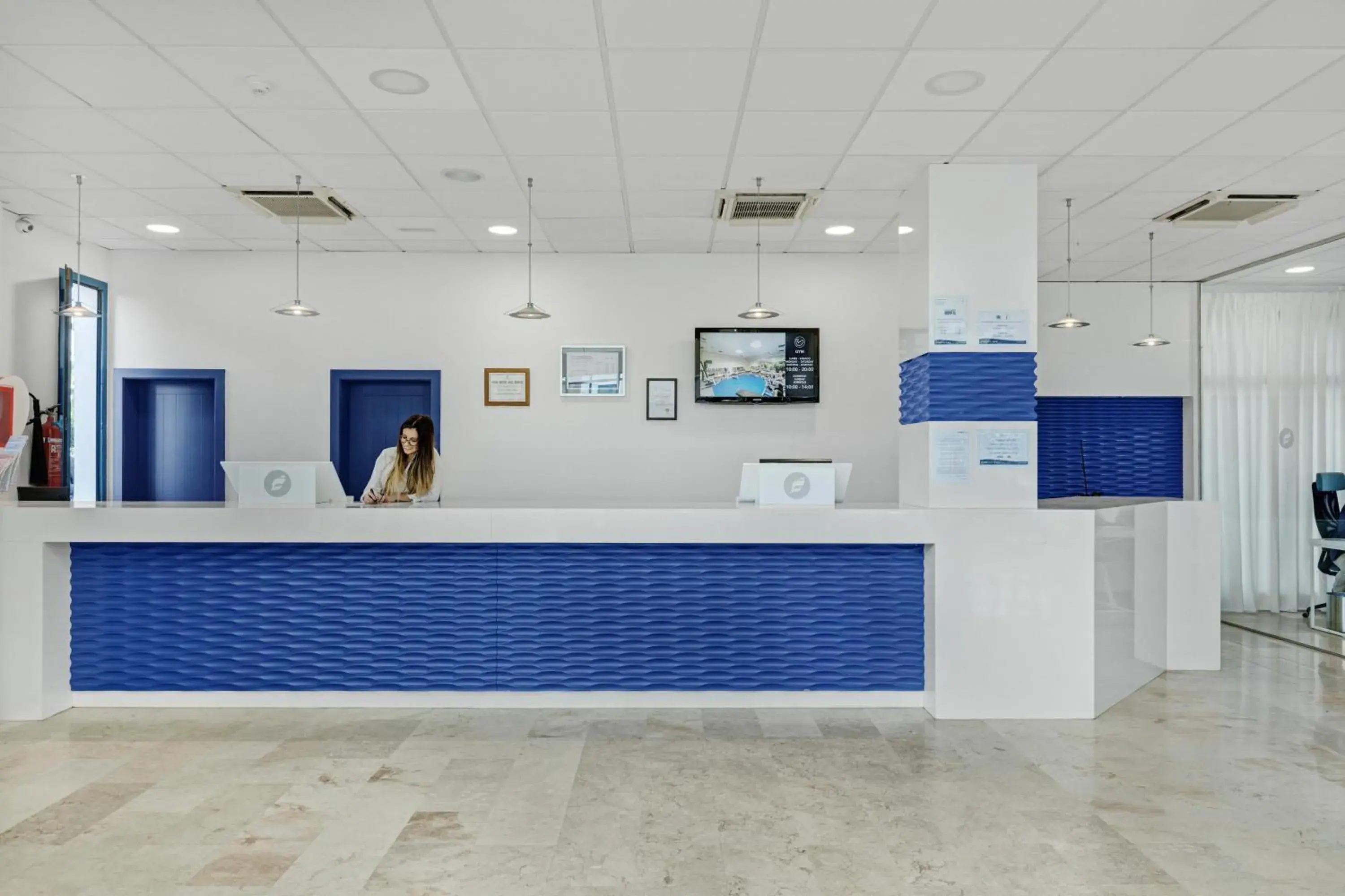 Lobby or reception in THB Tropical Island Lobby or reception in THB Tropical Island