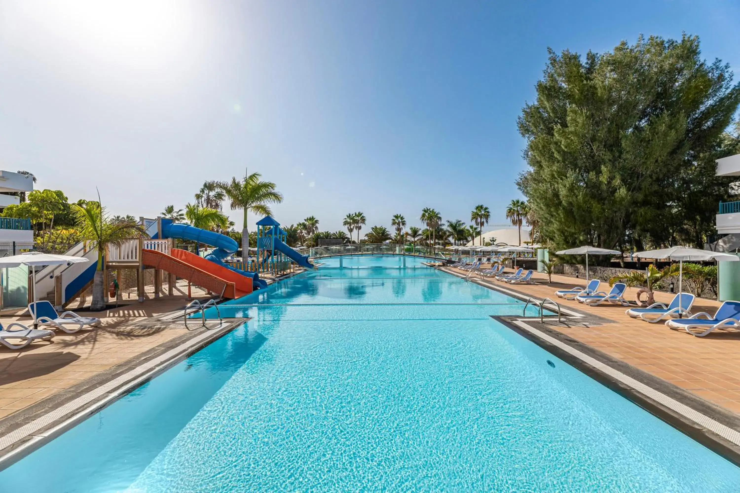 Swimming pool in THB Tropical Island Swimming pool in THB Tropical Island
