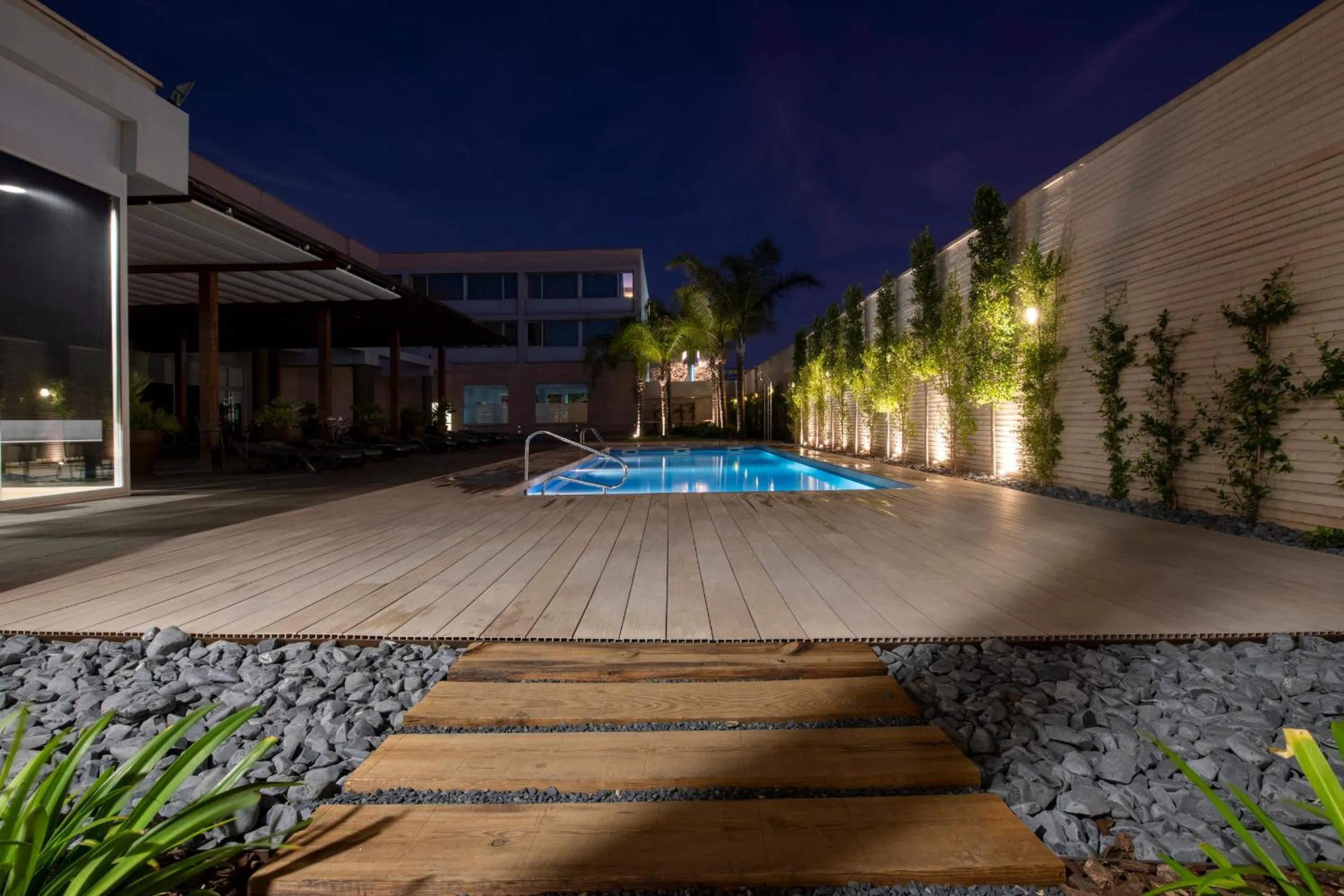 Swimming pool in Tarraco Park Tarragona
