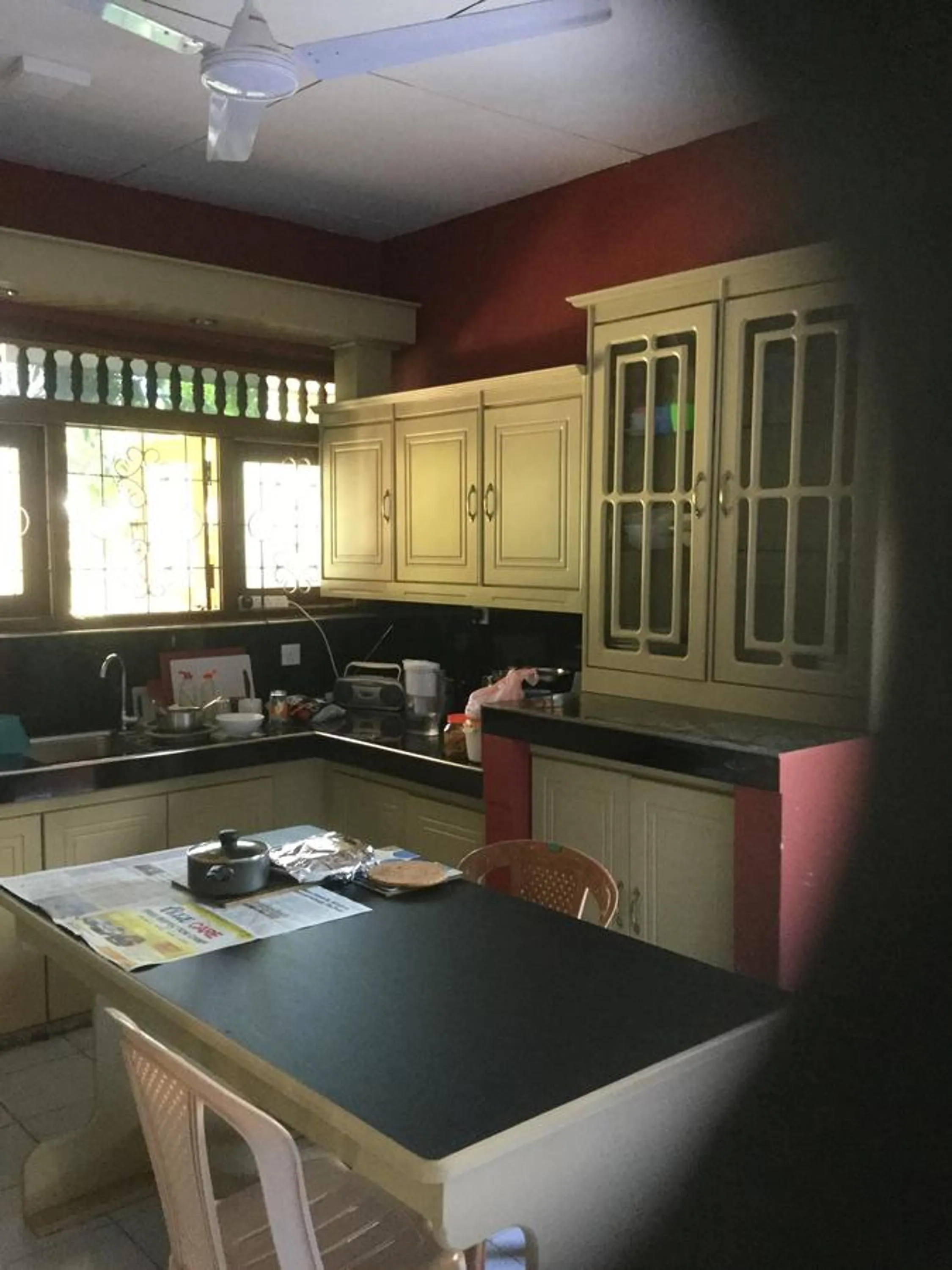 Communal kitchen in Galappathie Residence