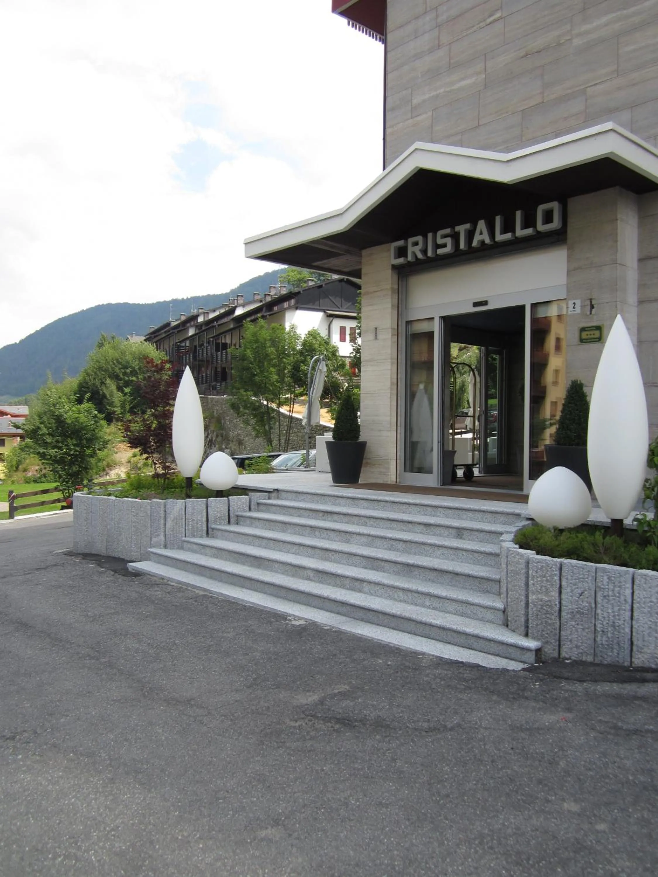 Facade/entrance in Cristallo Wellness Hotel