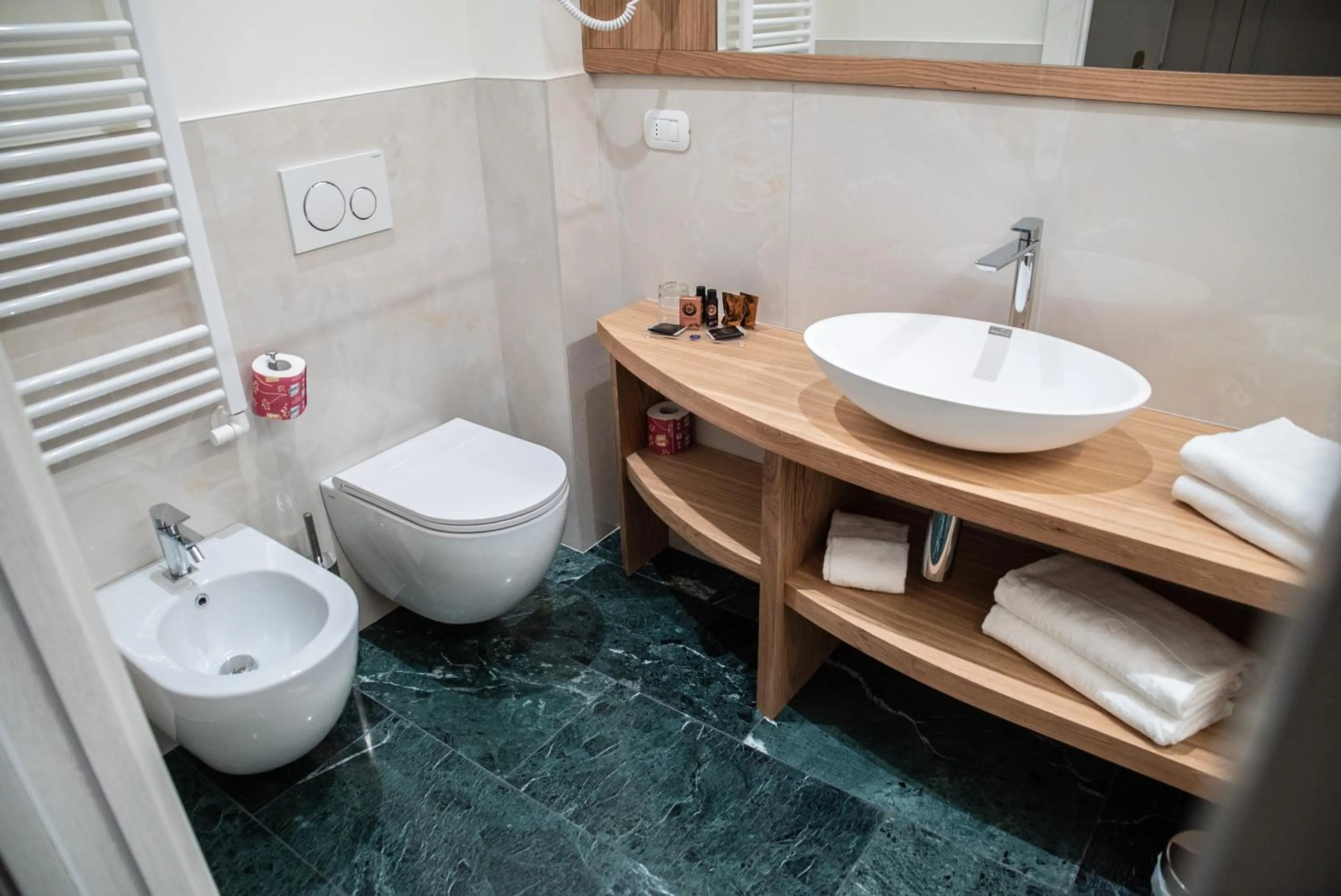 Bathroom in Cristallo Wellness Hotel