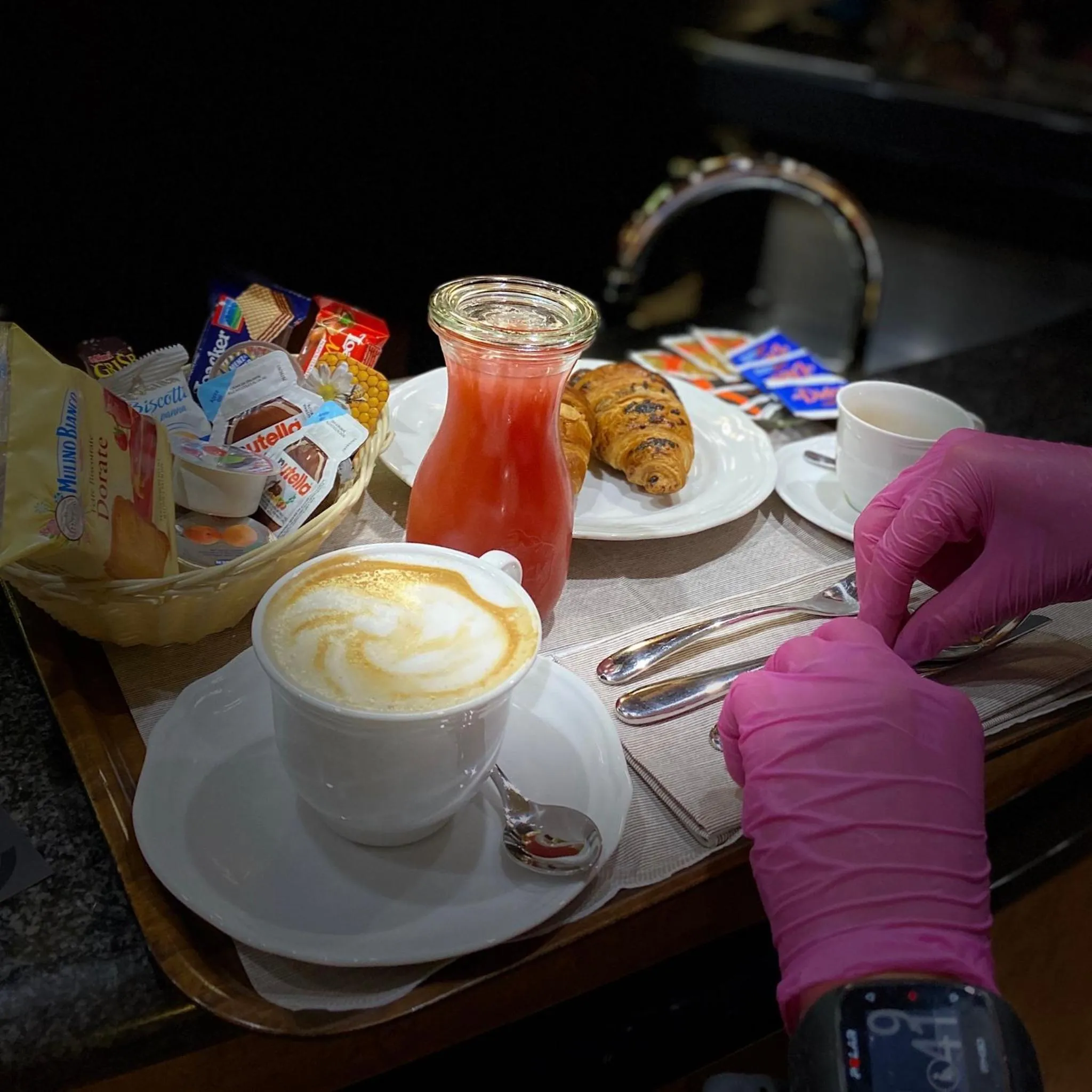 Food and drinks in Hotel Daniel