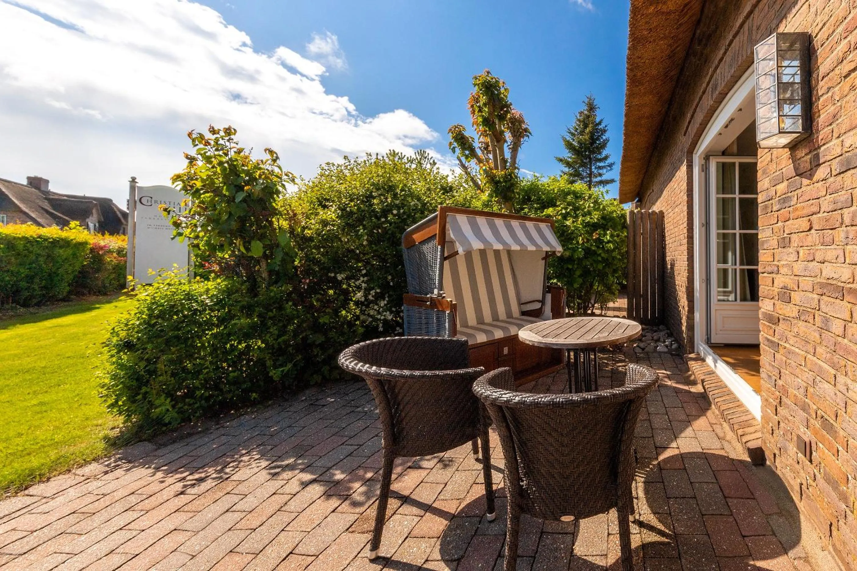 Balcony/Terrace in Hotel Parkresidenz Christian VIII