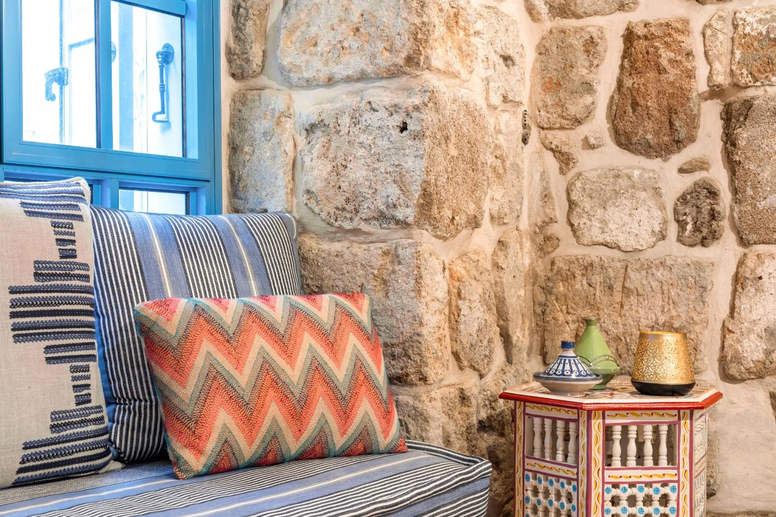 Seating area in Arabesque Arts & Residency