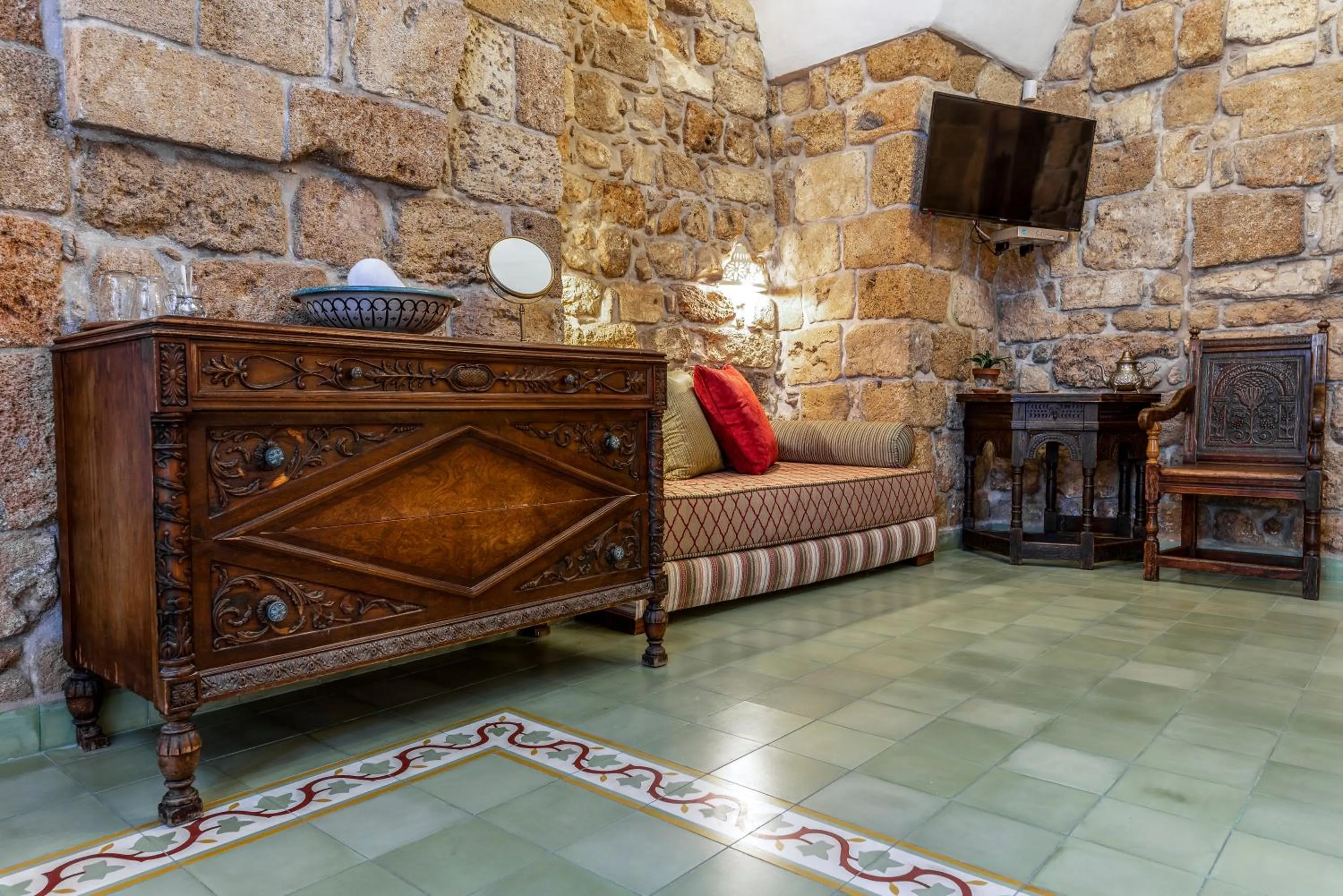 Seating area in Arabesque Arts & Residency