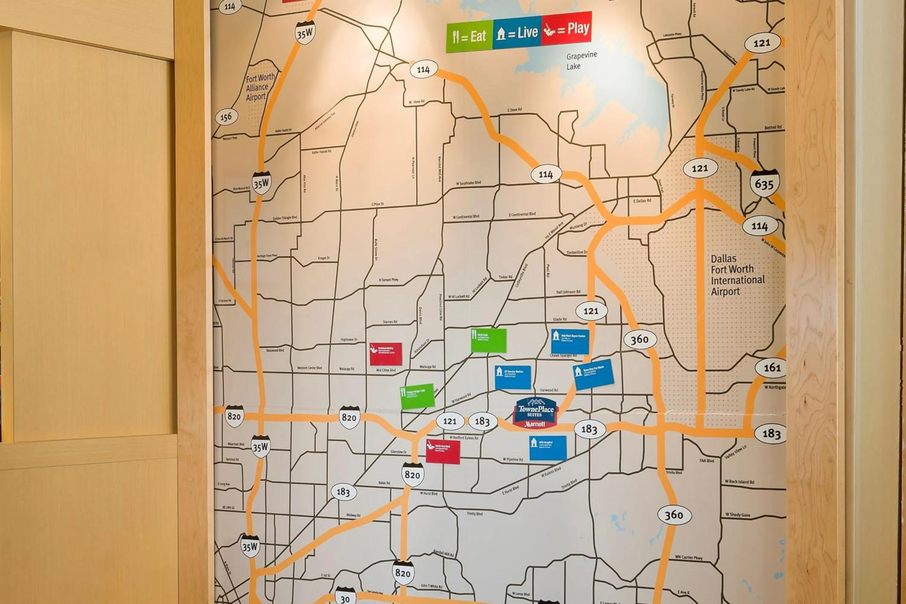 View (from property/room) in TownePlace Suites by Marriott Dallas Bedford