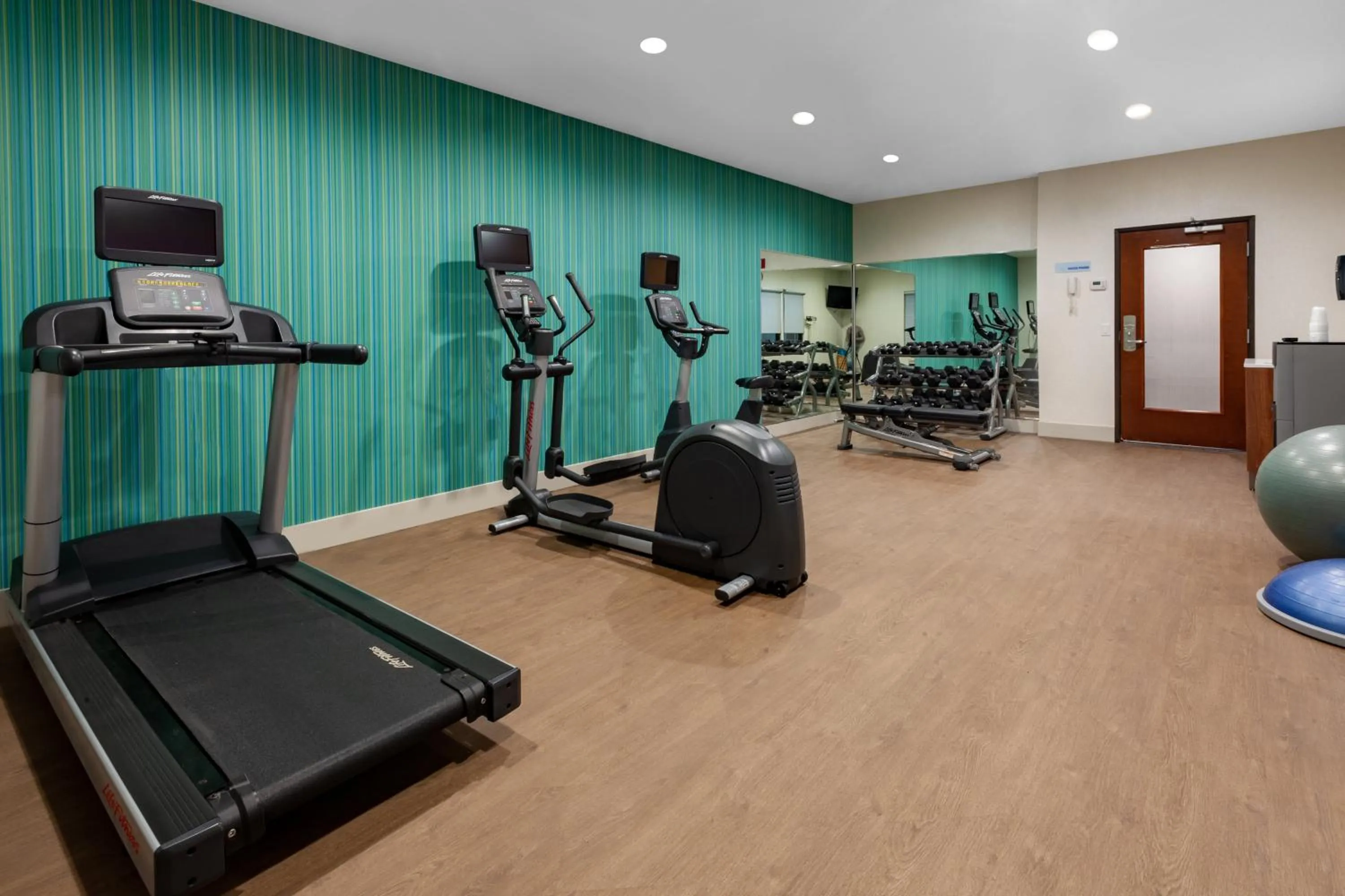 Fitness centre/facilities in Holiday Inn Express Hotel & Suites Woodhaven by IHG
